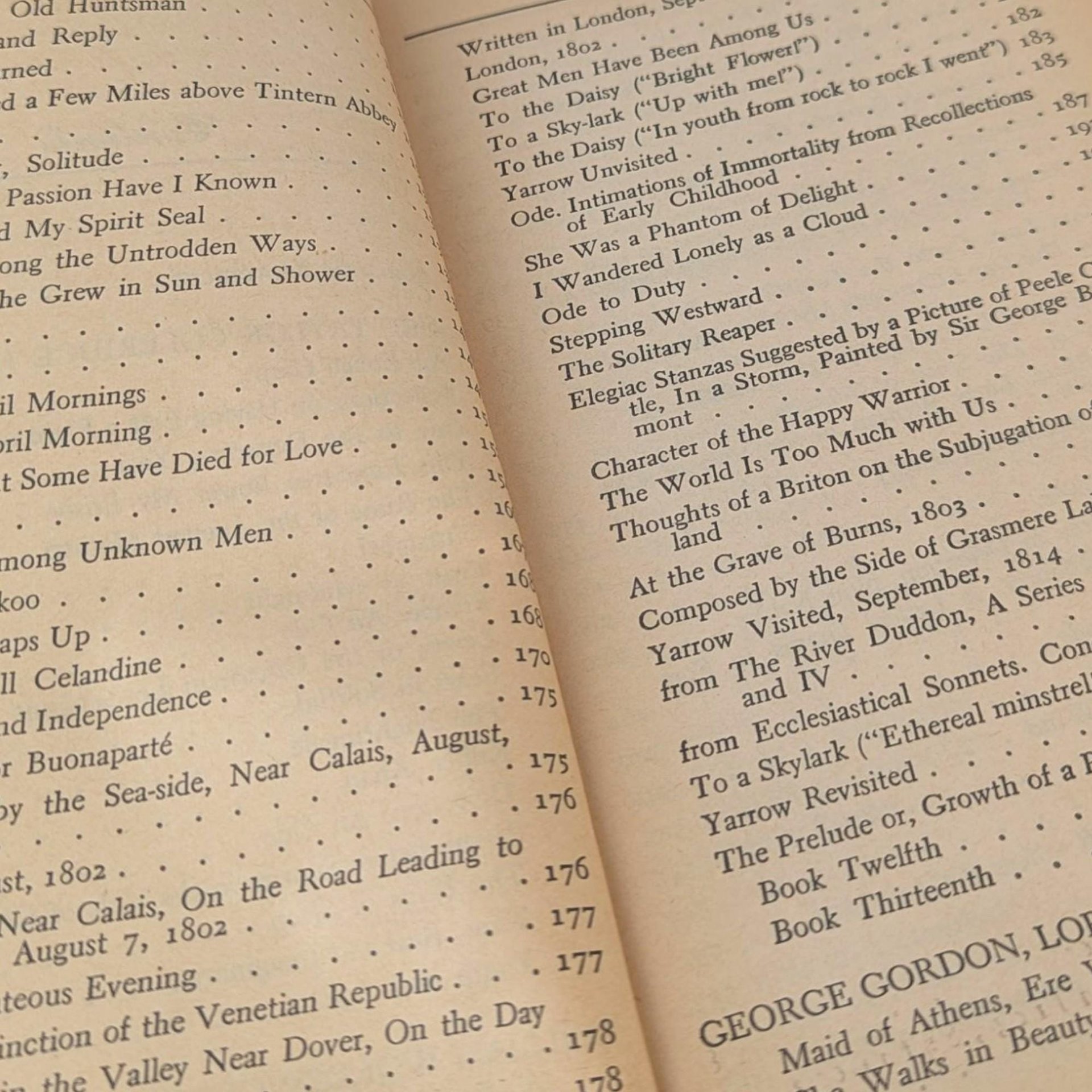 1963 'The Major English Romantic Poets' Softcover Book