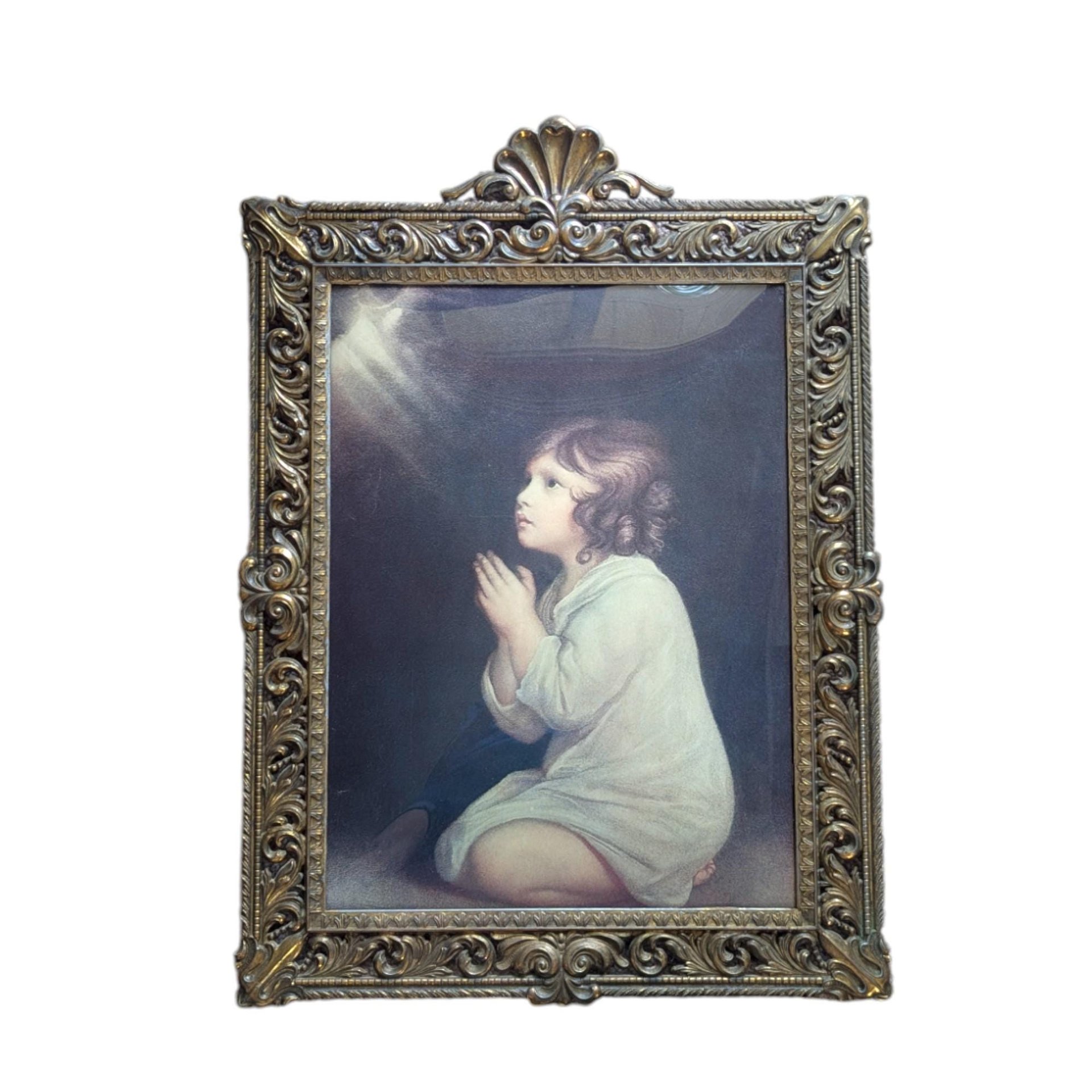 1950s 'The Infant Samuel' Sir Joshua Reynolds Framed Print