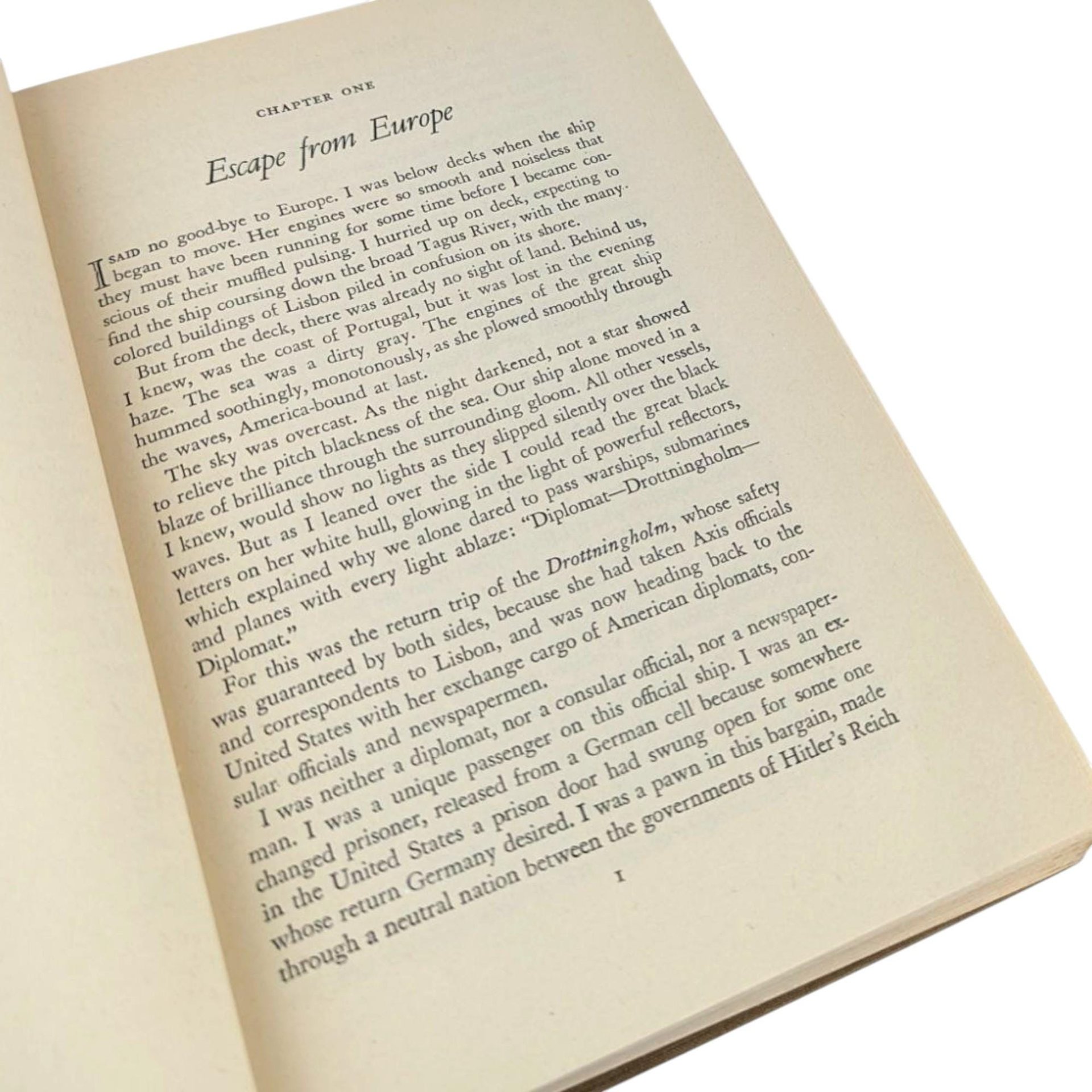 1943 'Paris Underground' by Etta Shiber Hardcover Book