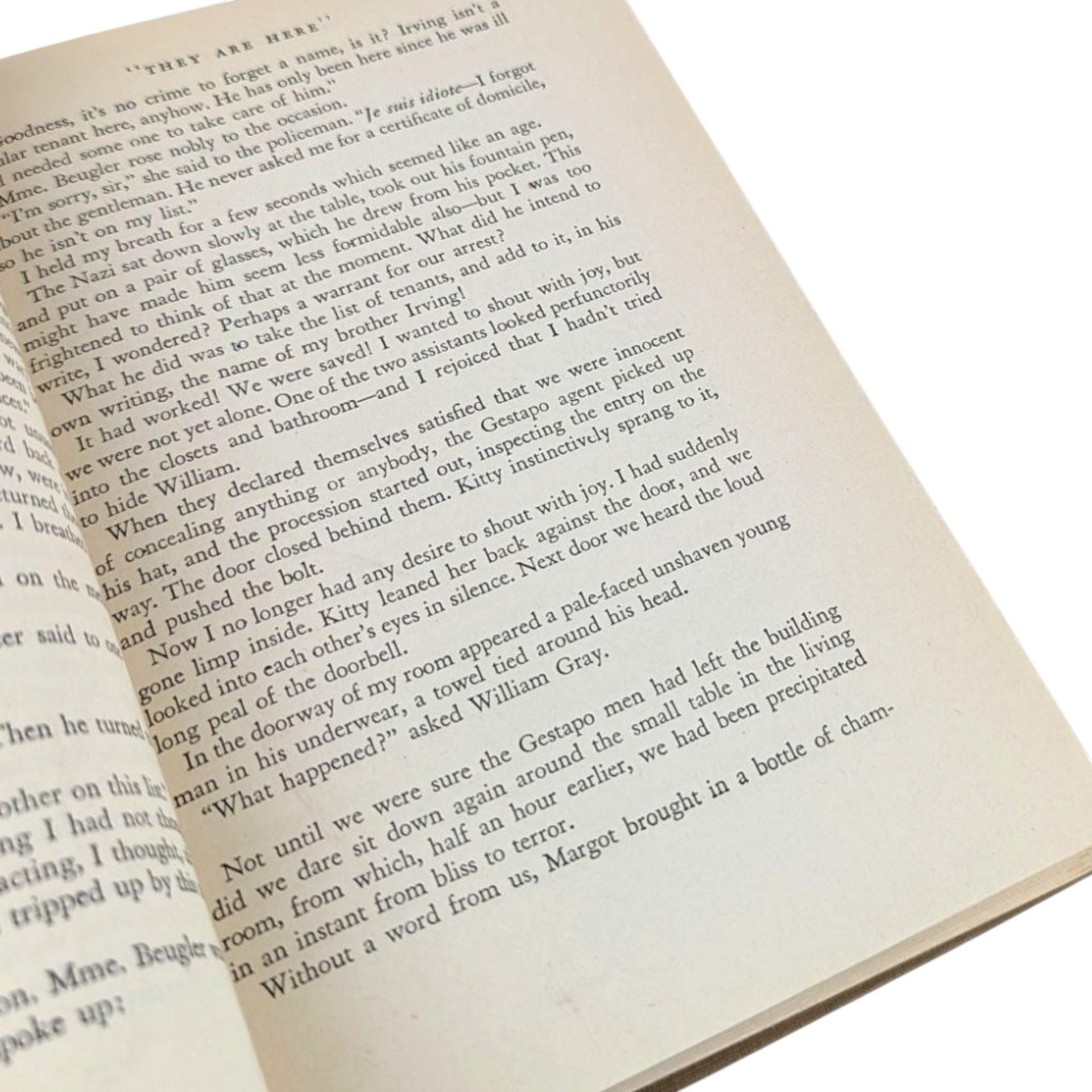 1943 'Paris Underground' by Etta Shiber Hardcover Book