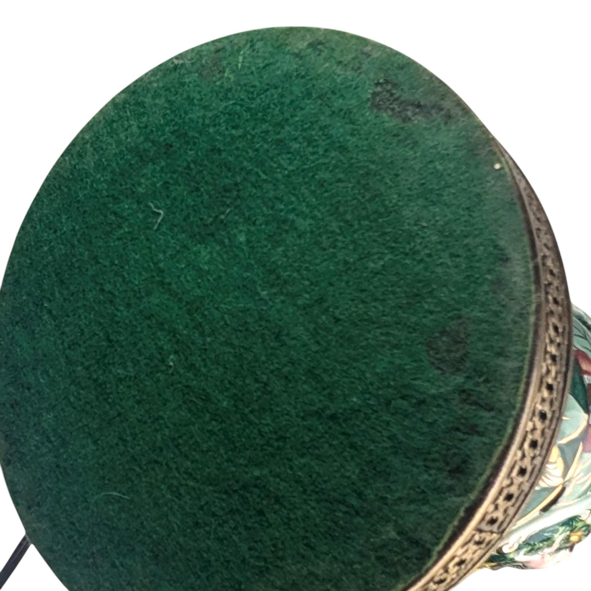 Vintage Italian Capodimonte Style Cherub Lamp