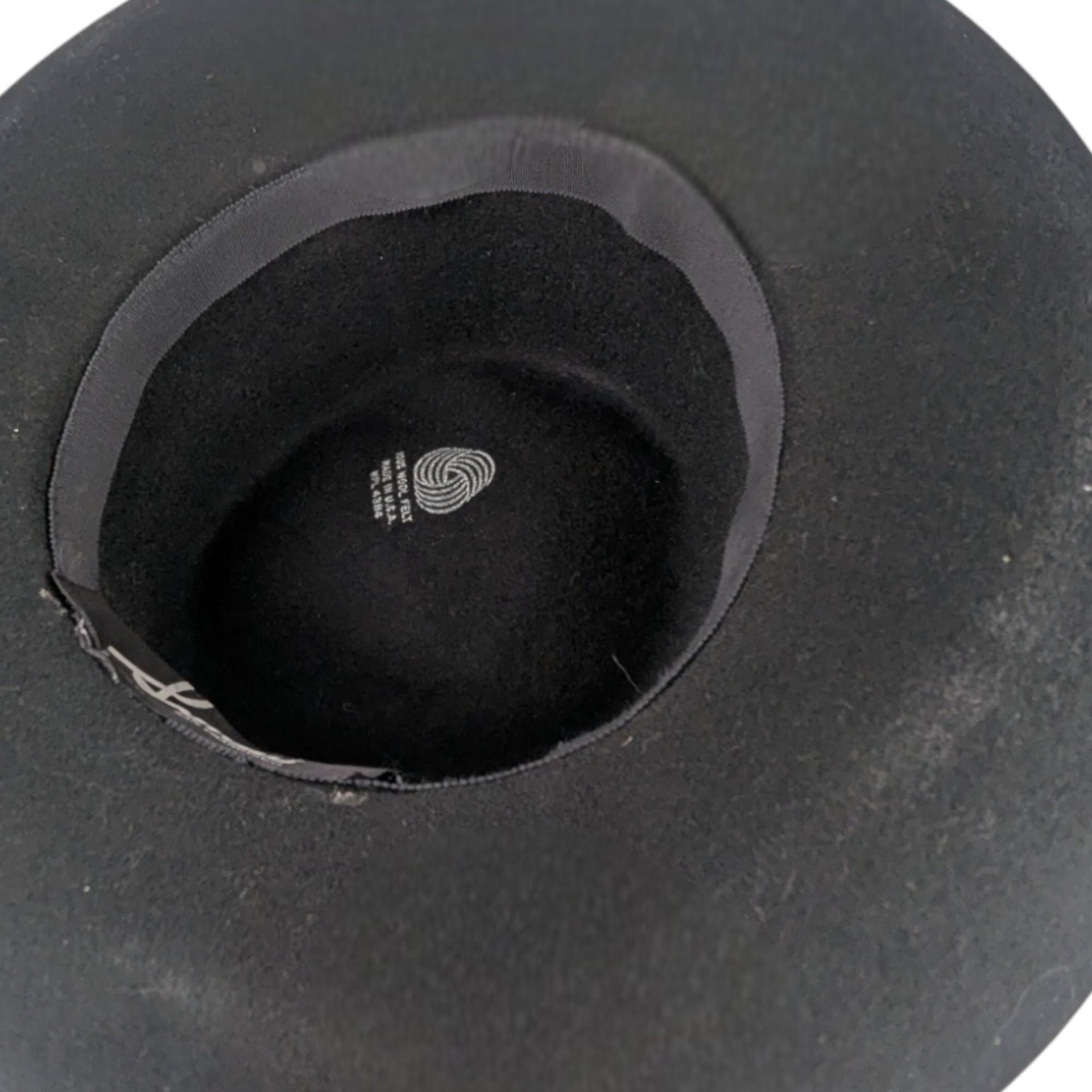 Vintage Sonni San Francisco Black and Gold Wool Ladies Hat