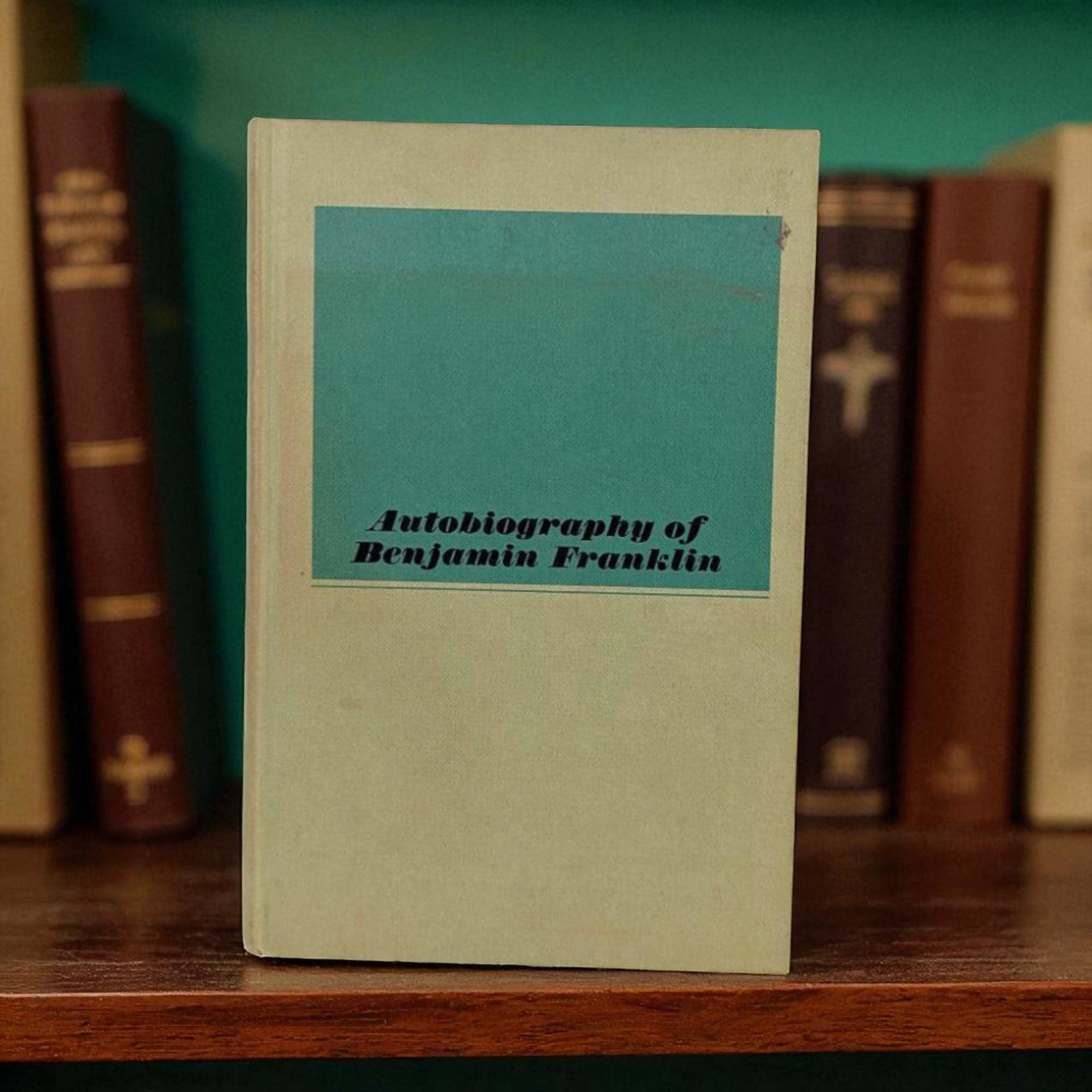 1956 'Autobiography of Benjamin Franklin' Hardcover Book