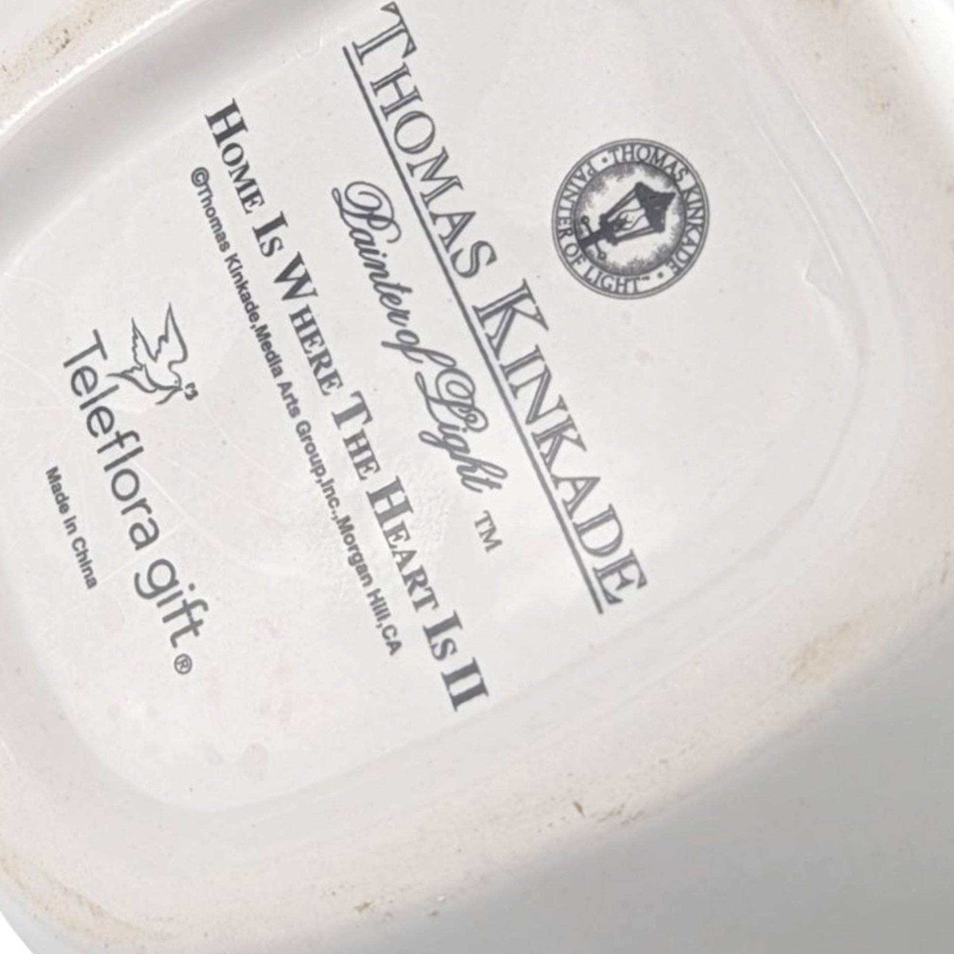 Vintage Thomas Kinkade Family History & Teapot Set