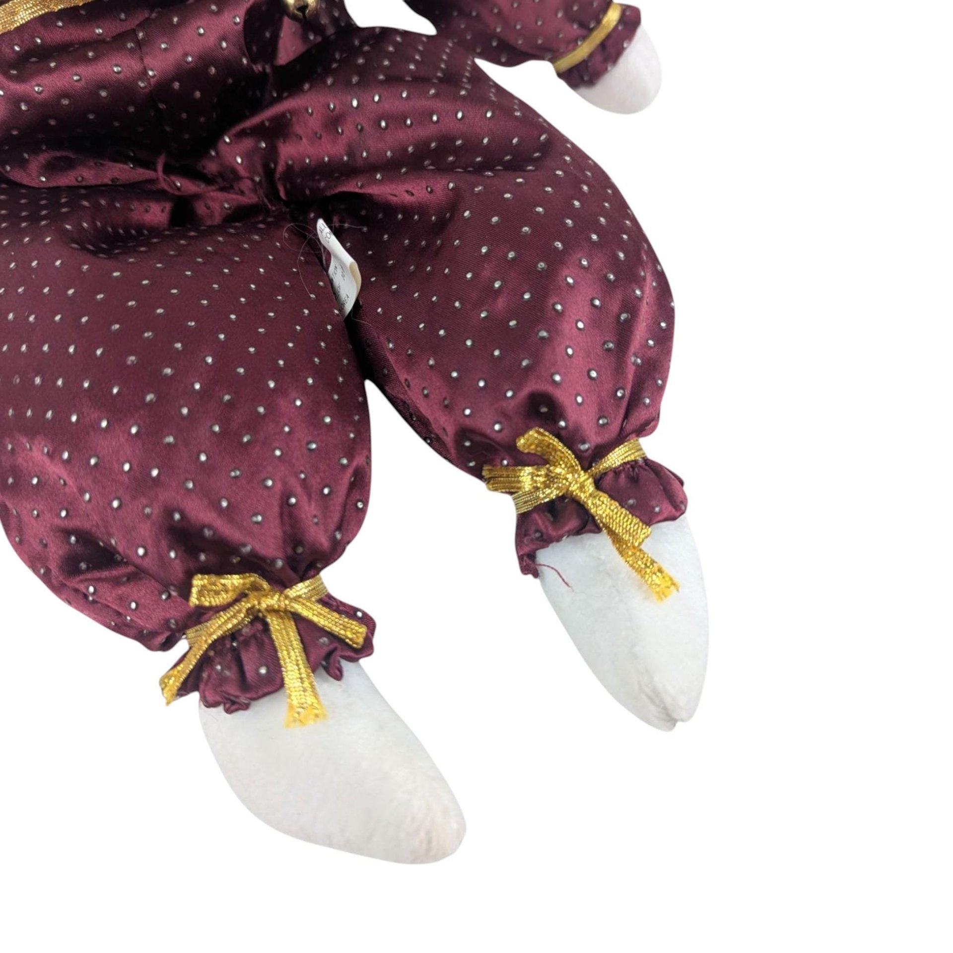 Limited Edition Harlequin Jester Plush Rabbit