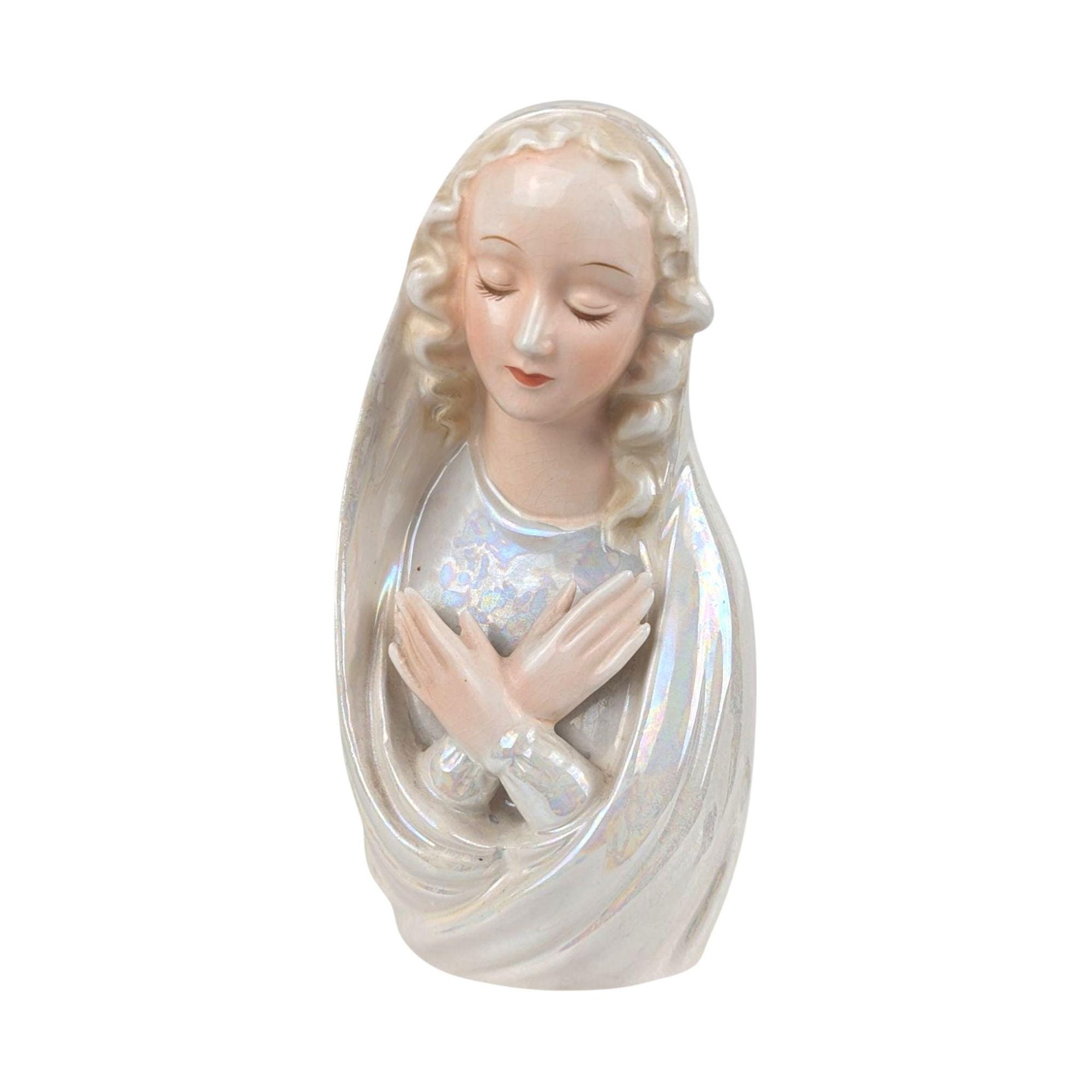 Vintage Norcrest Virgin Mary Ceramic Planter