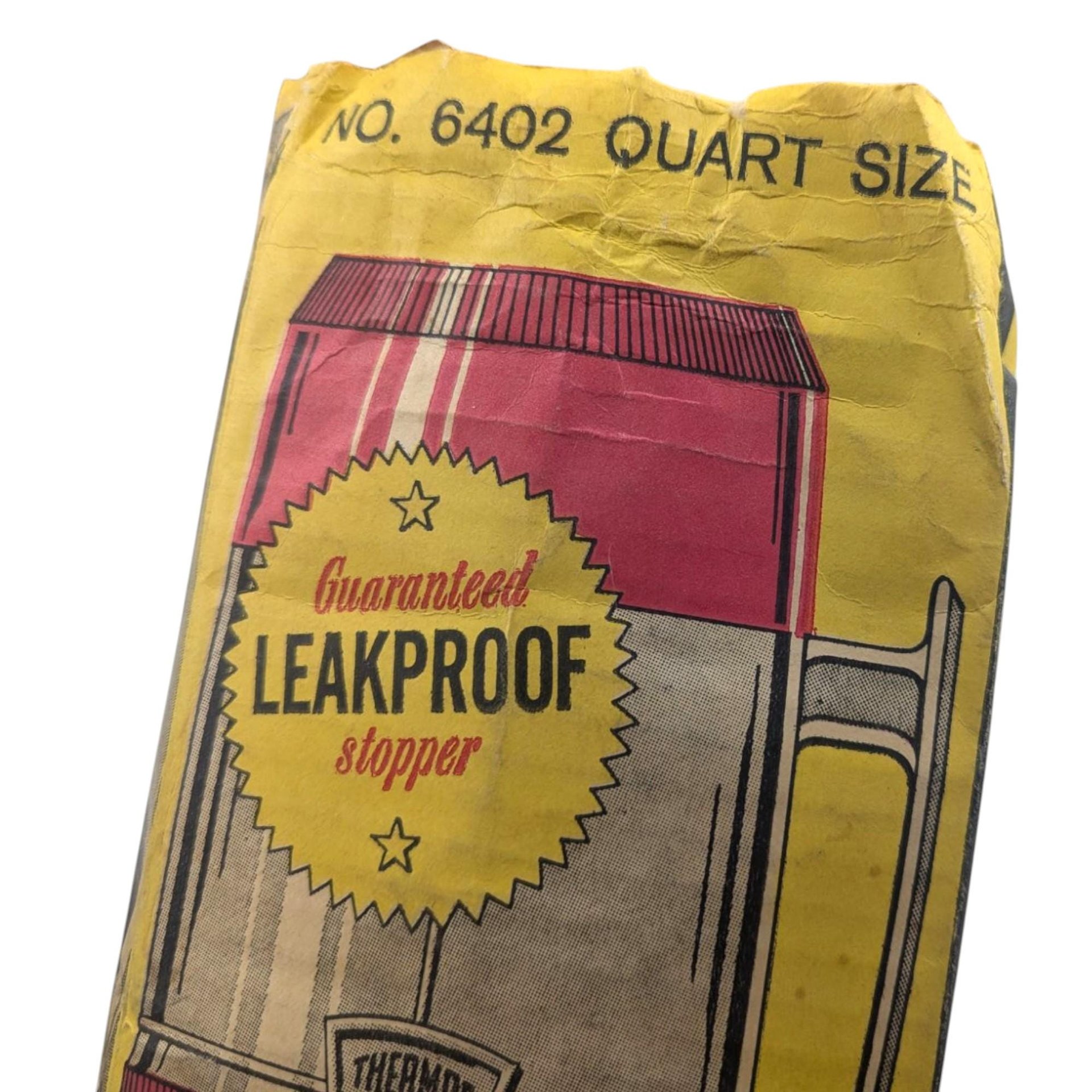 Vintage Thermos Wide Mouth Vacuum Bottle No. 6402