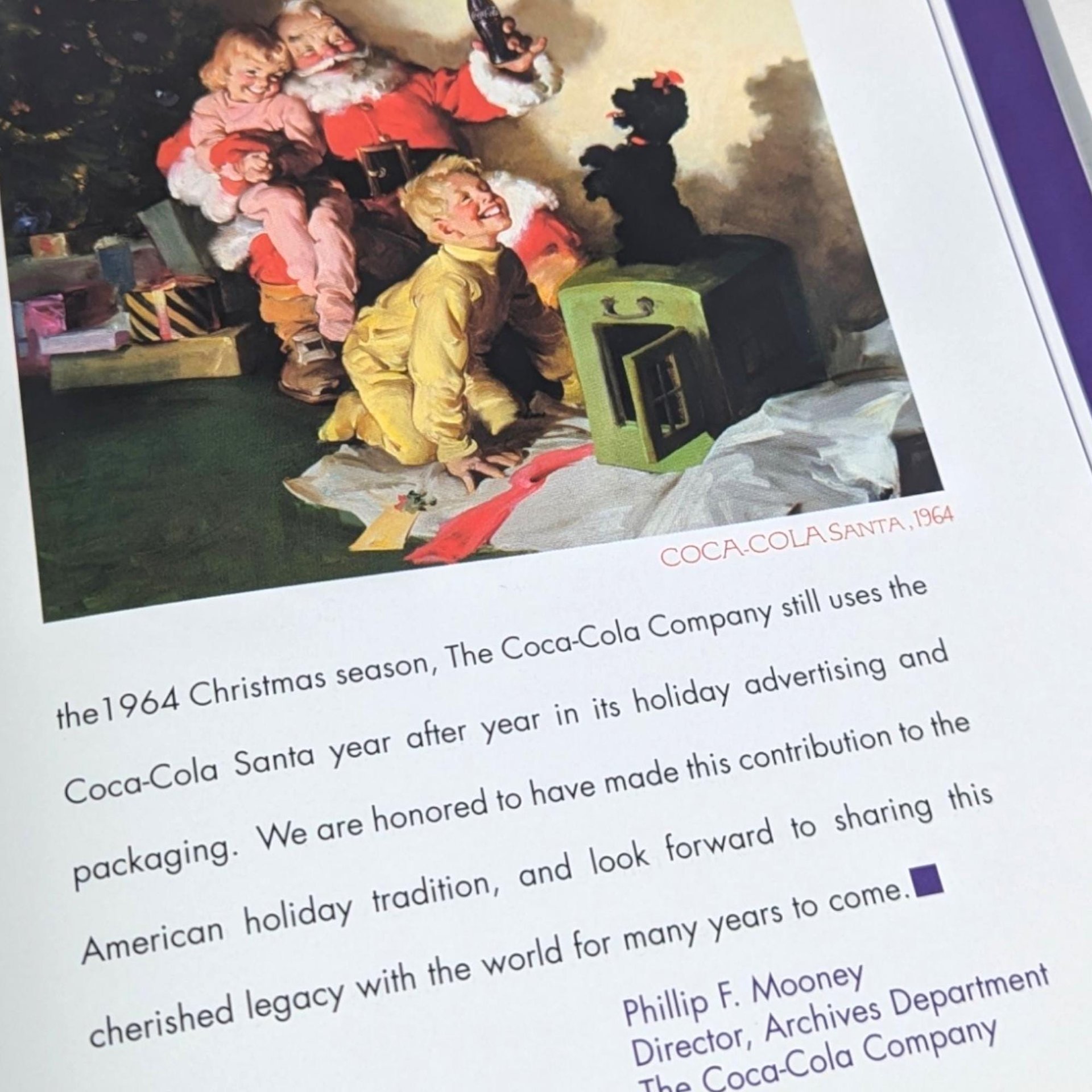 2001 'Twas the Night Before Christmas Coca-Cola Santa Tribute