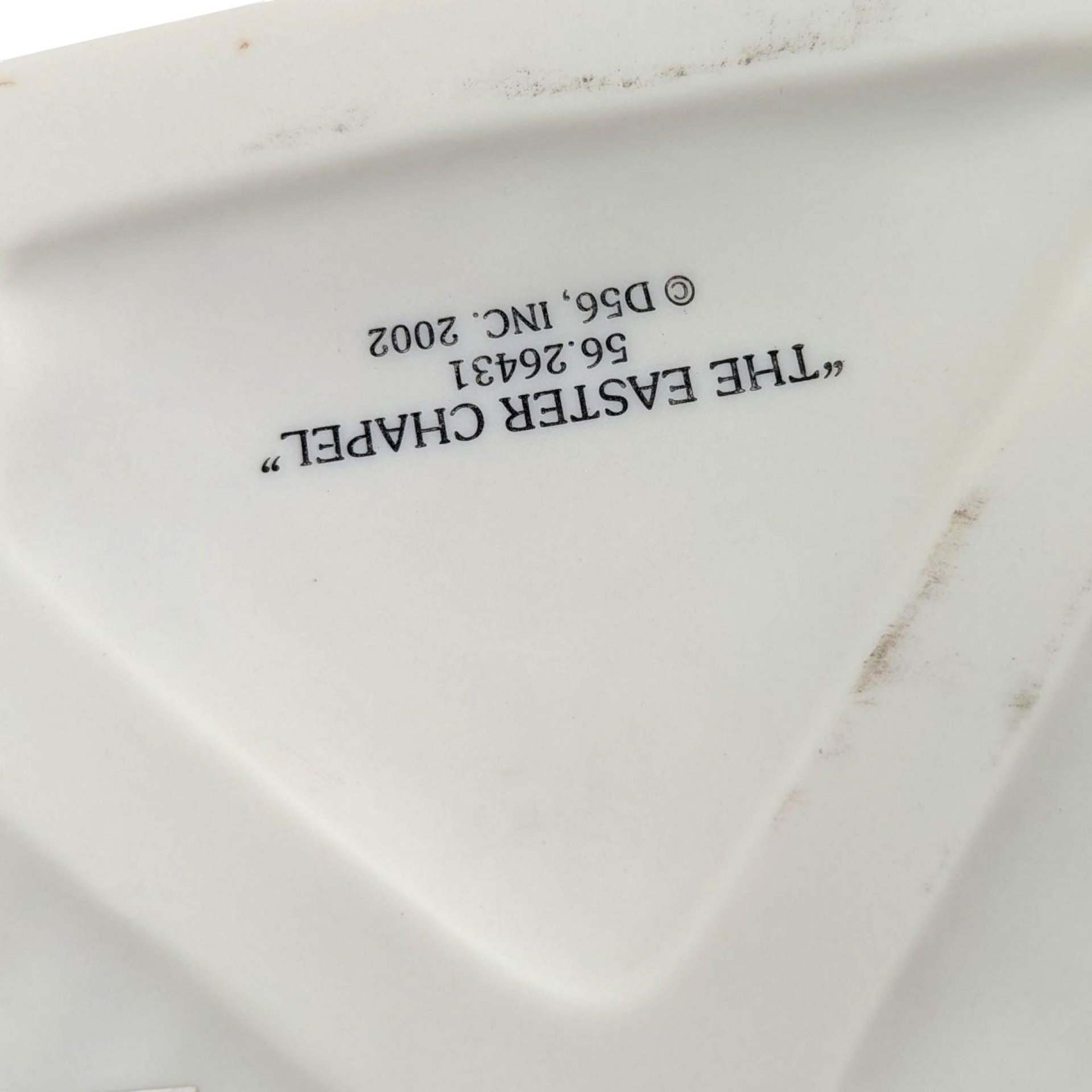 2002 Dept 56 "The Easter Chapel" Porcelain Tealight Holder