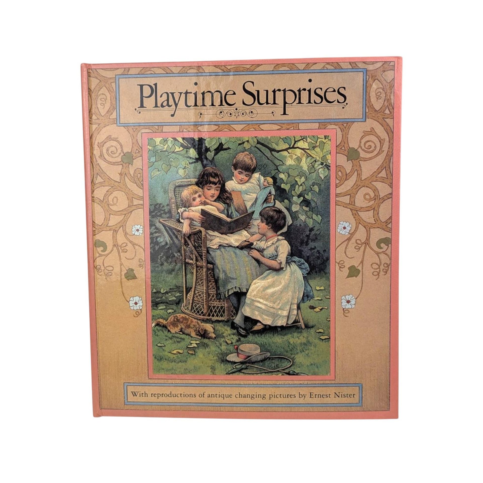 1985 Playtime Surprises Interactive Hardcover Book