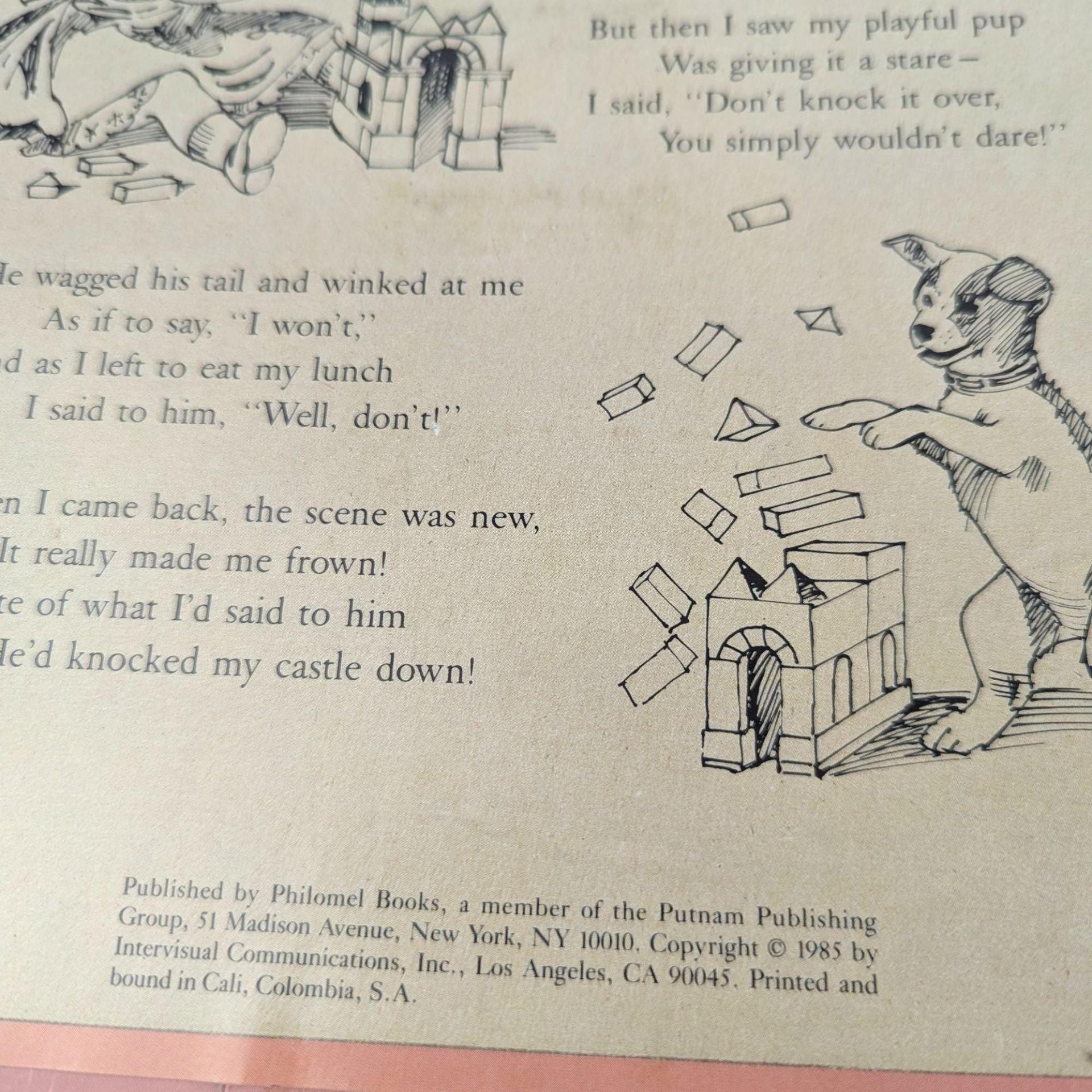 1985 Playtime Surprises Interactive Hardcover Book