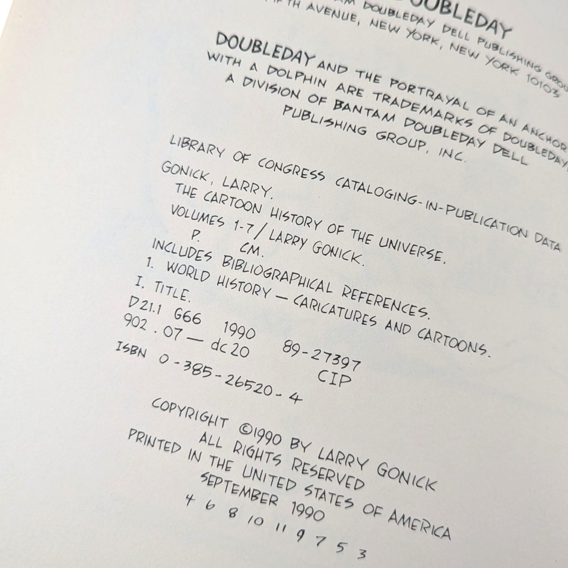 1990 The Cartoon History of the Universe Volumes 1-7 Larry Gonick