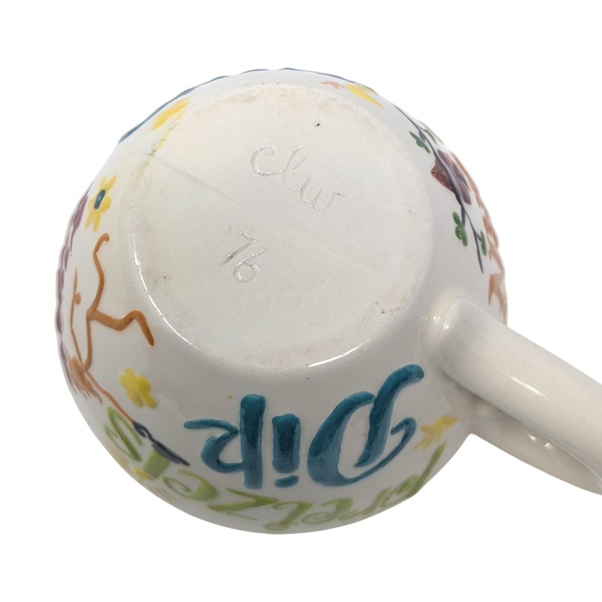 1976 Pop Chips Handpainted Ceramic Mug