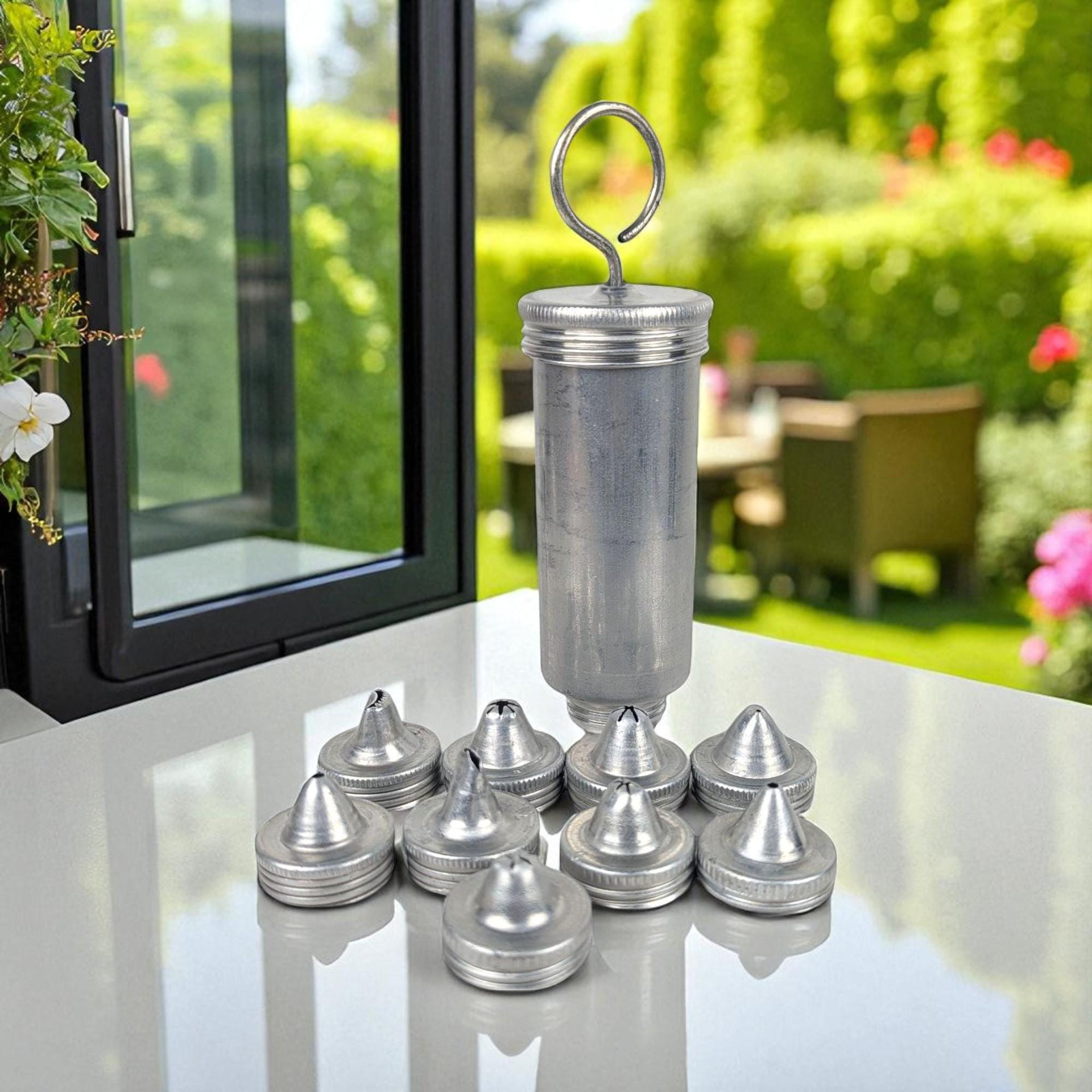 Vintage Aluminum Decorating Press with Accessories