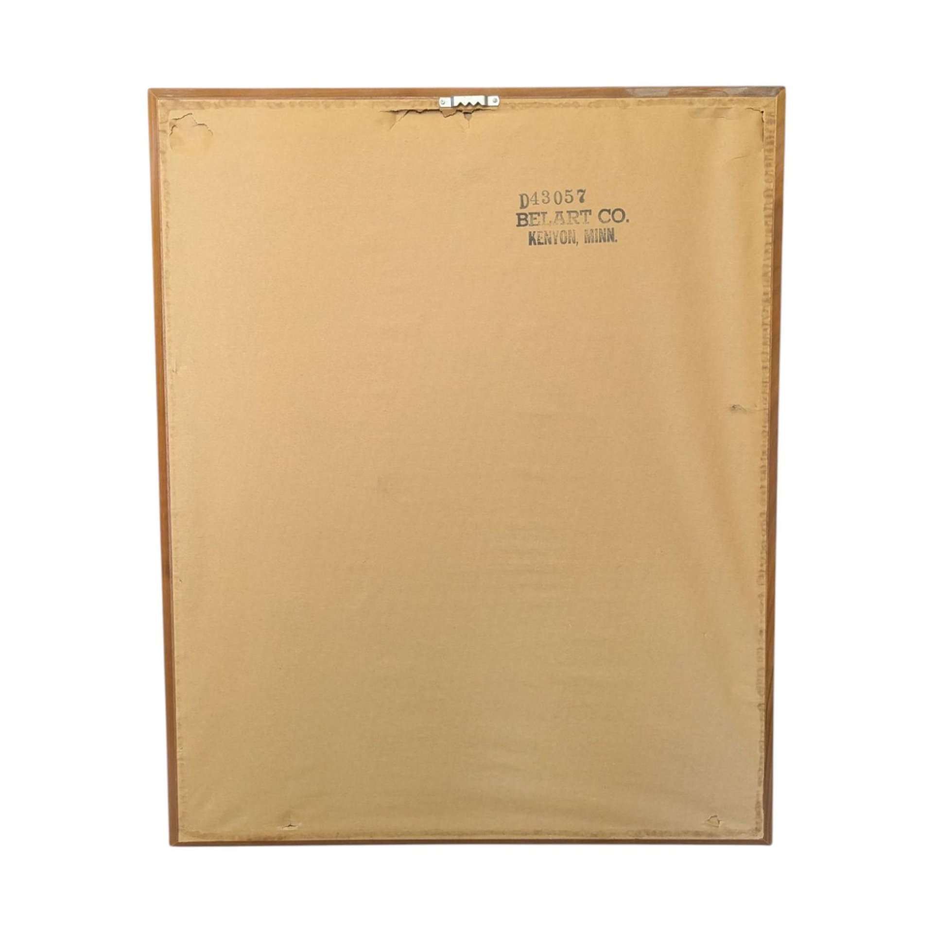 1940 Warner Sallman Head of Christ Framed Lithograph