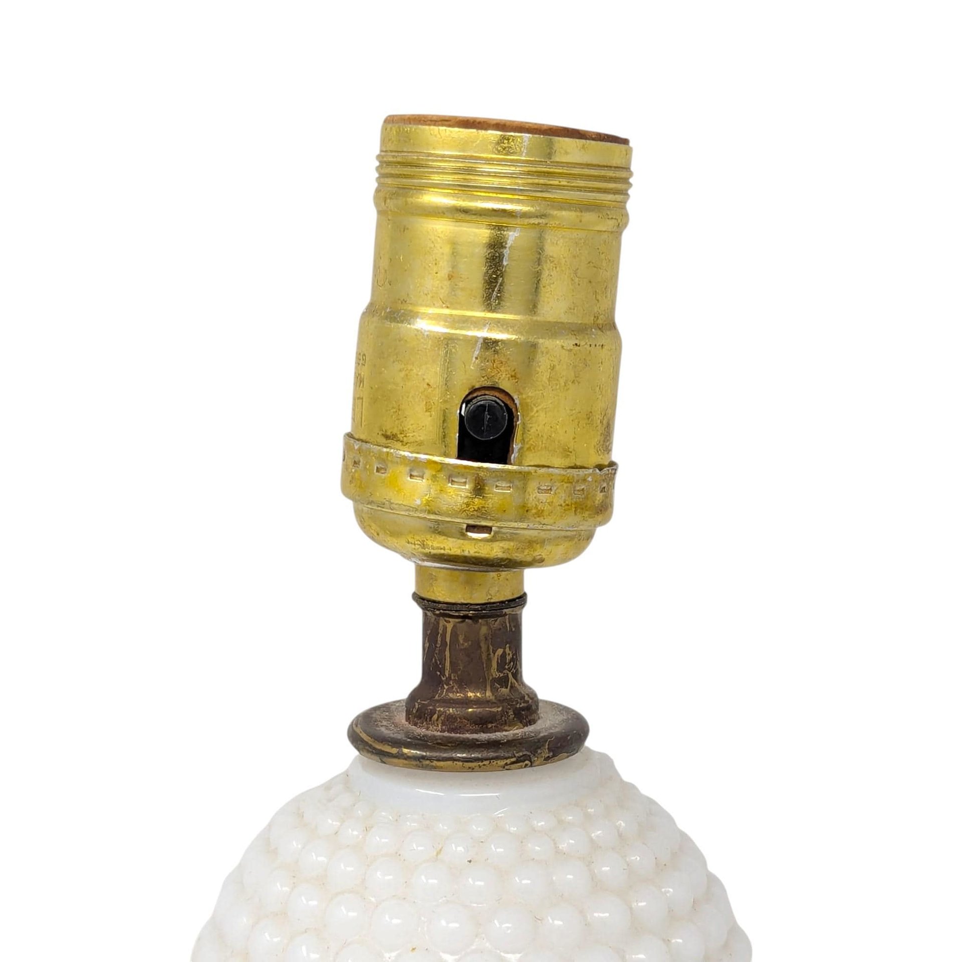 Vintage Milk Glass Table Lamp