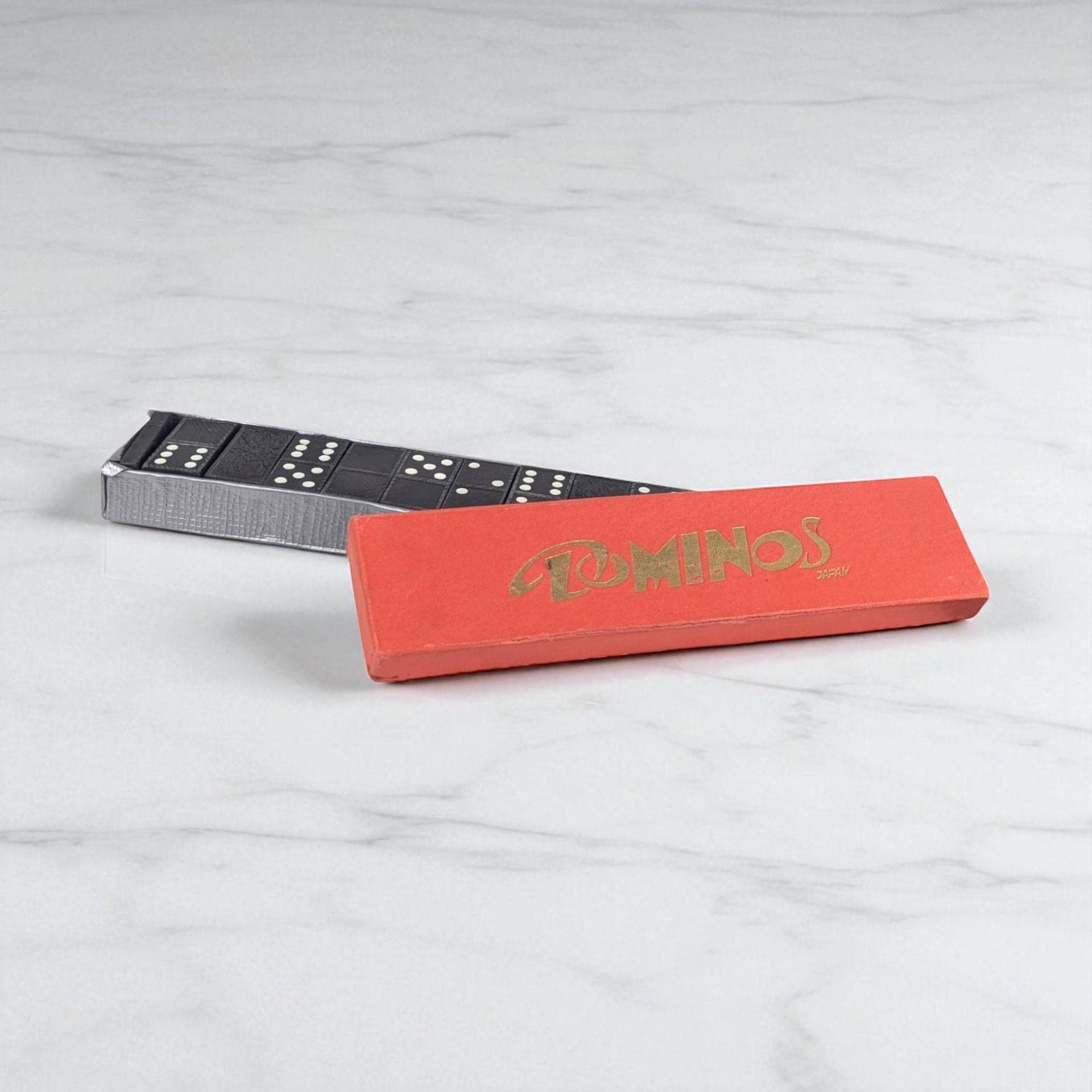 Vintage Wooden Domino Set - Made in Japan