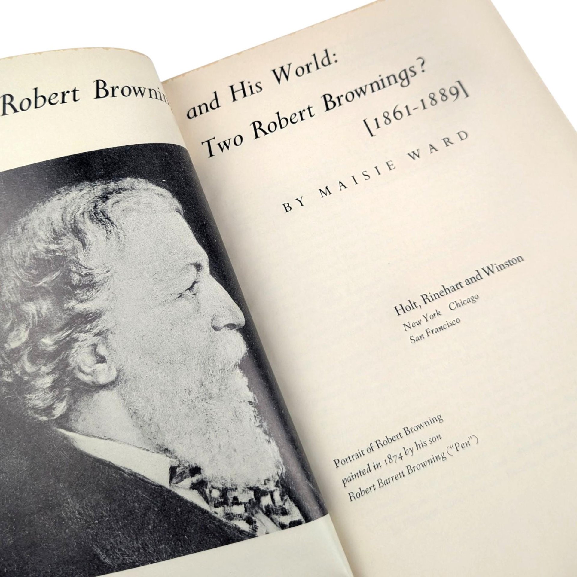 1968 Robert Browning and His World Two Robert Brownings
