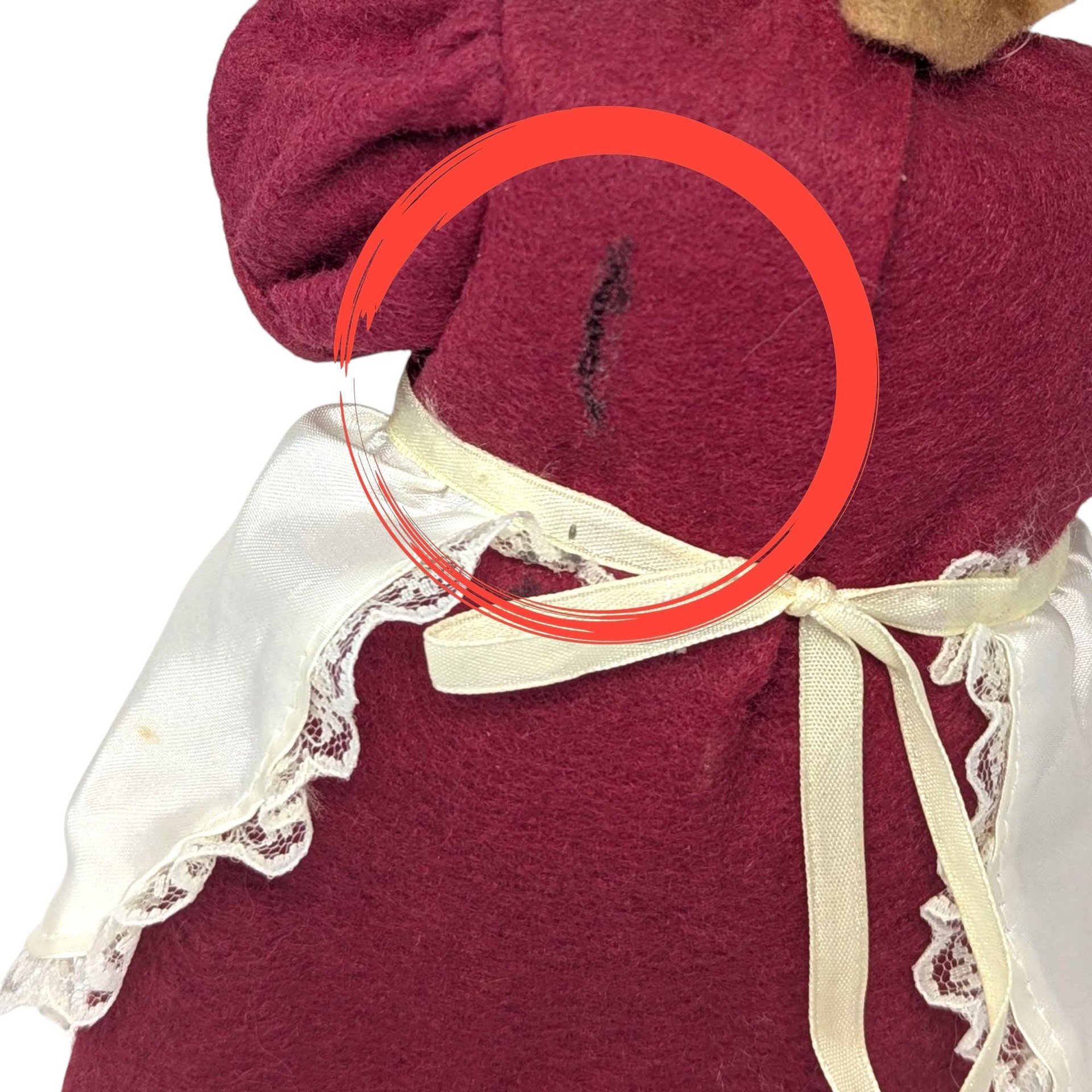 Vintage 12.5" Christmas Caroler Woman Figurine