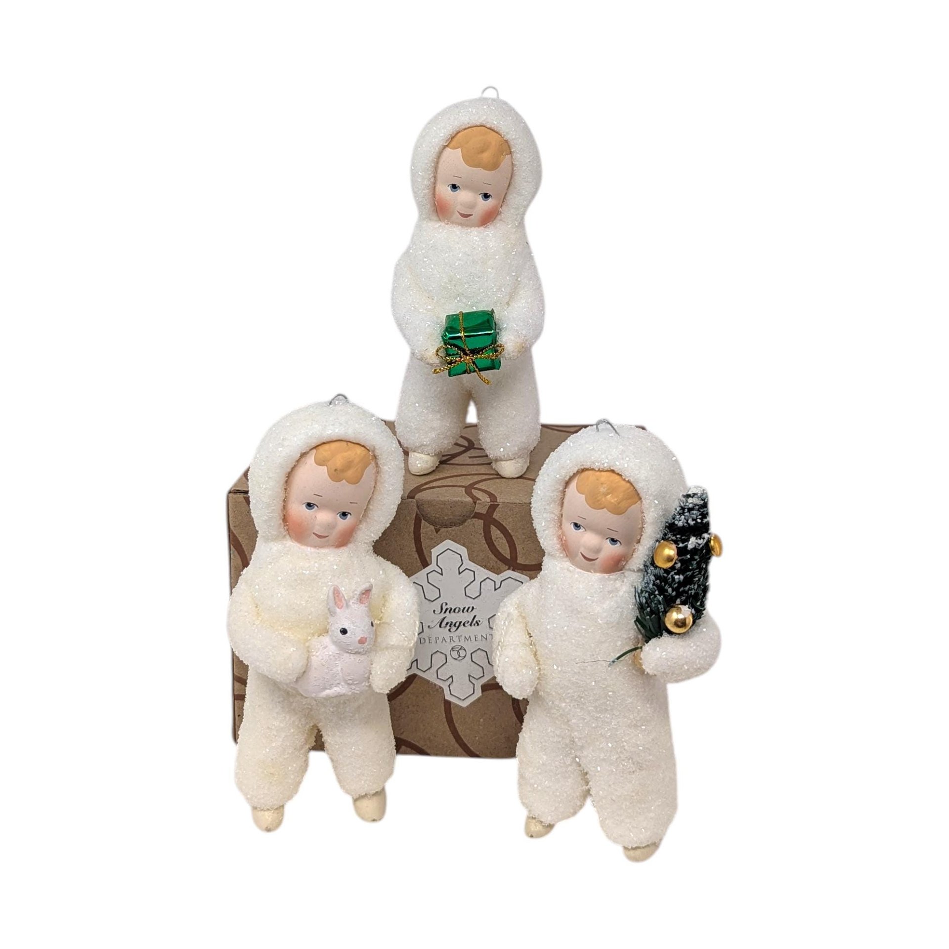 2000 Department 56 Snow Angel 3-Piece Set