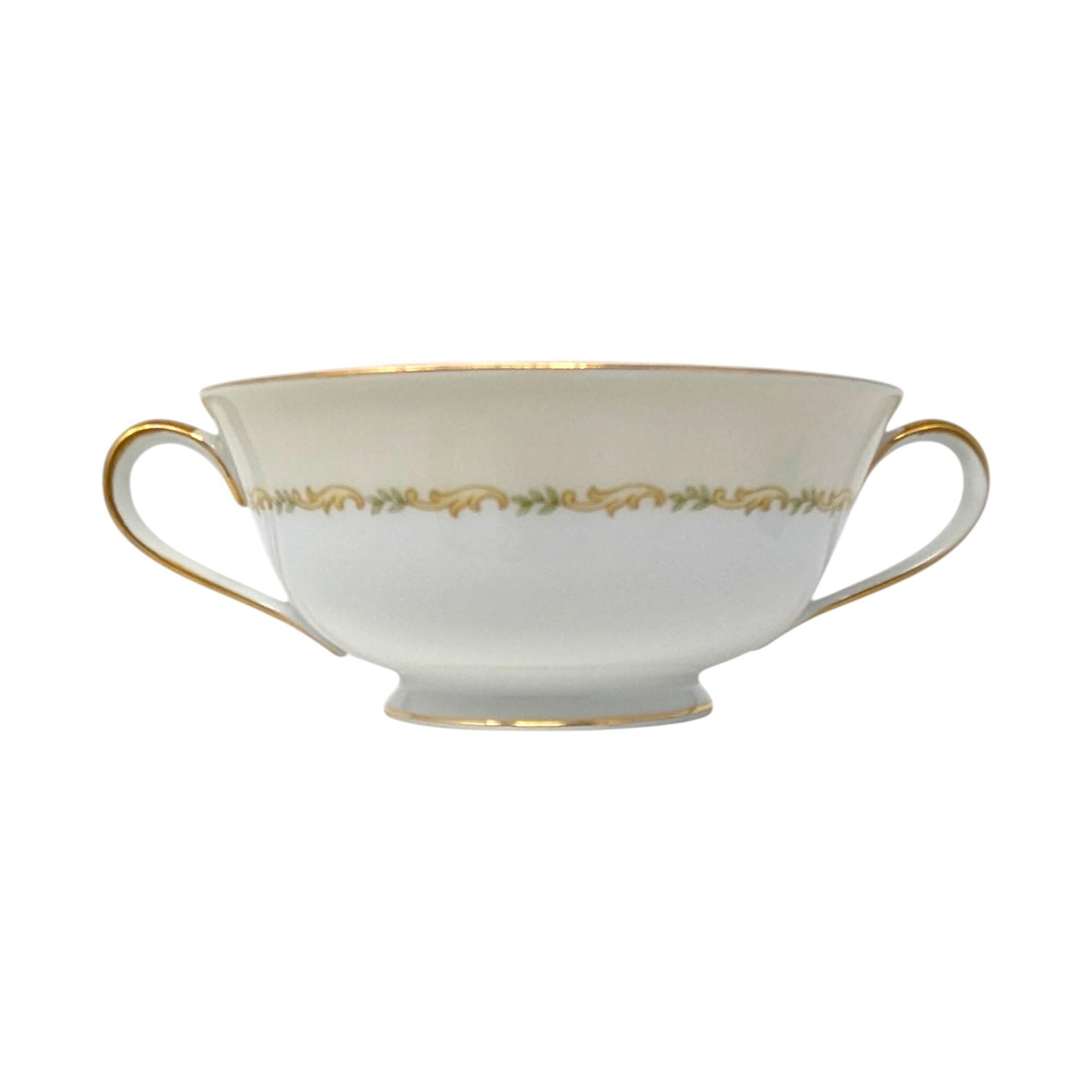 Vintage Noritake Soup Cup and Saucer Set of Four