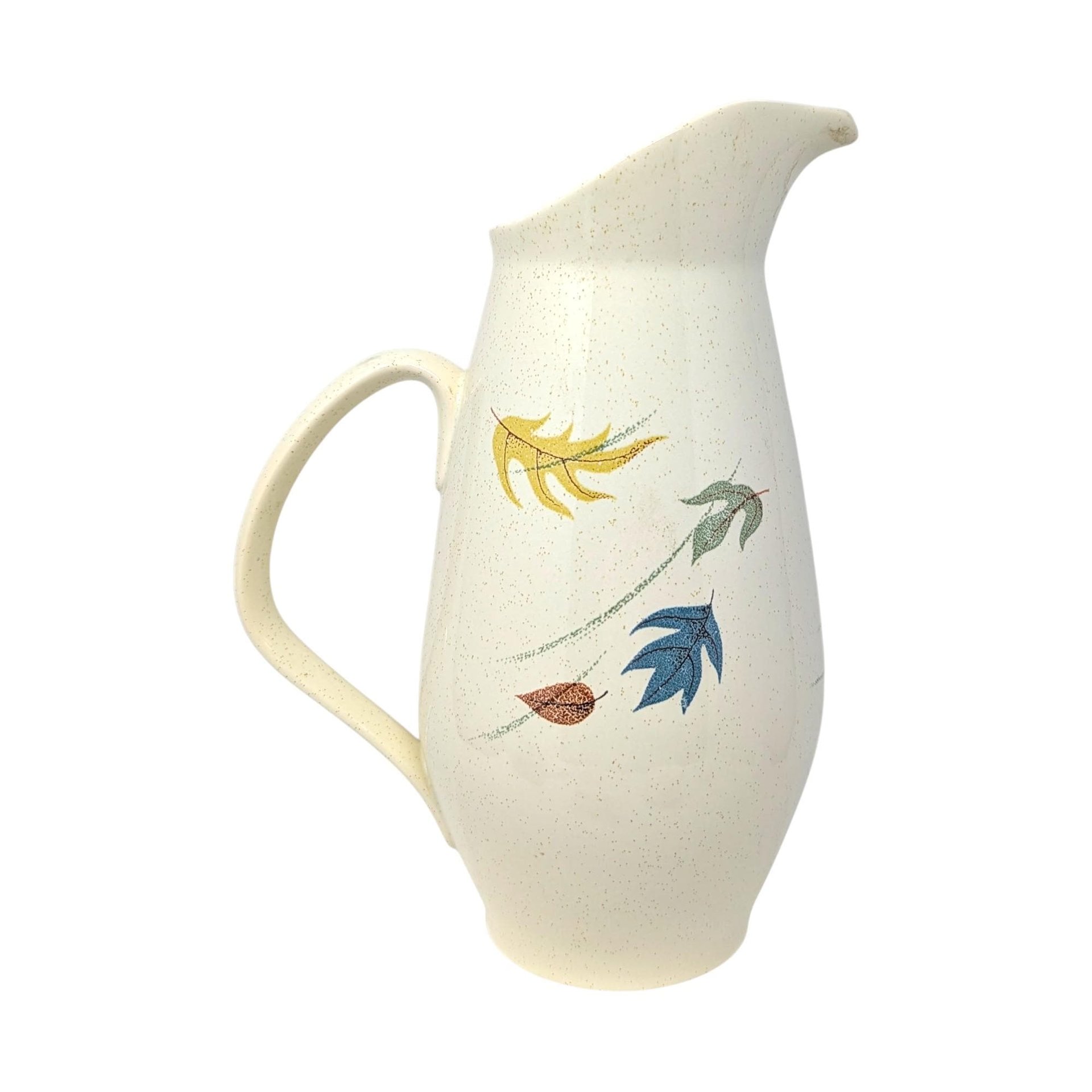 Vintage Franciscan Autumn Leaves Pitcher Cream and Sugar Set