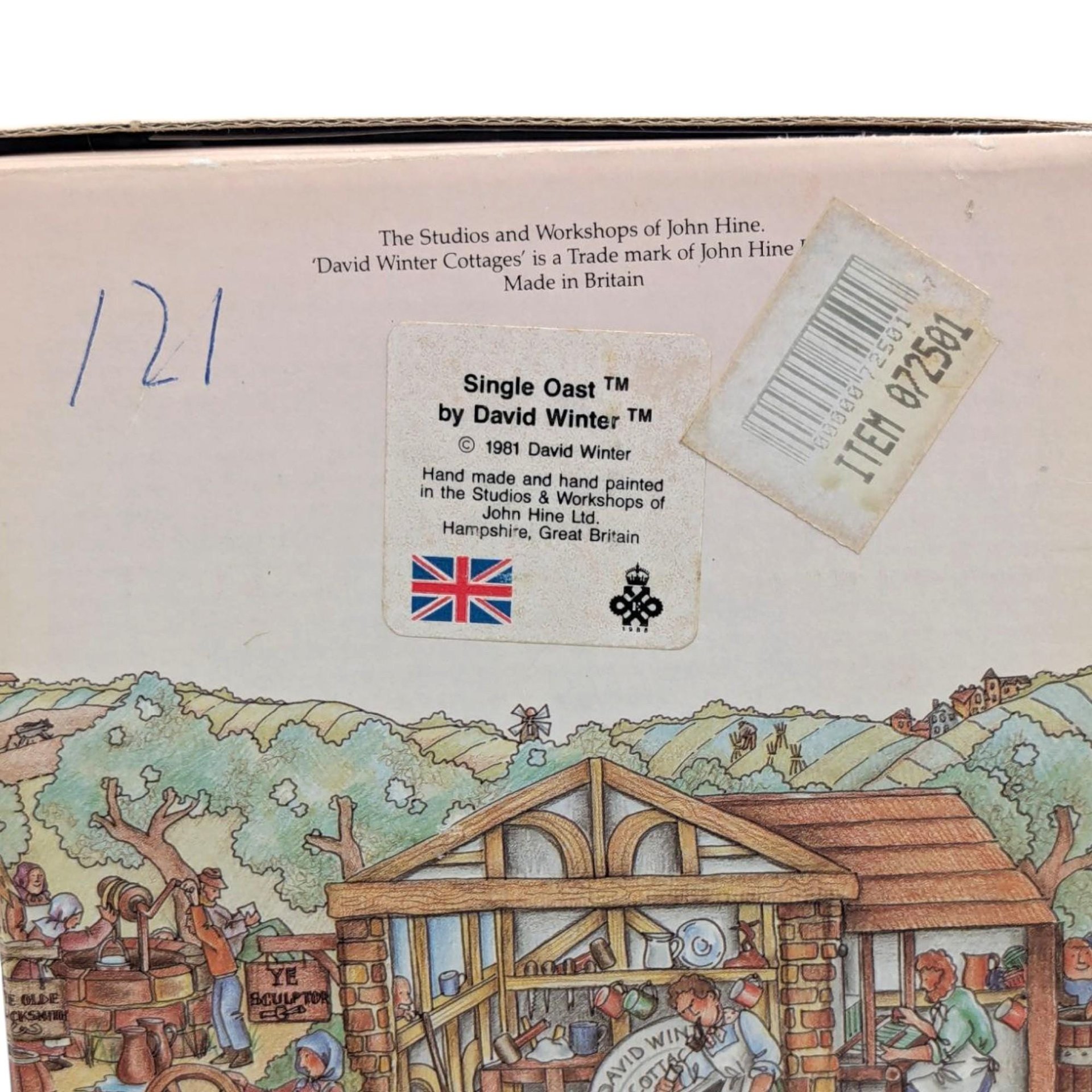 1981 David Winter Single Oast Village Building