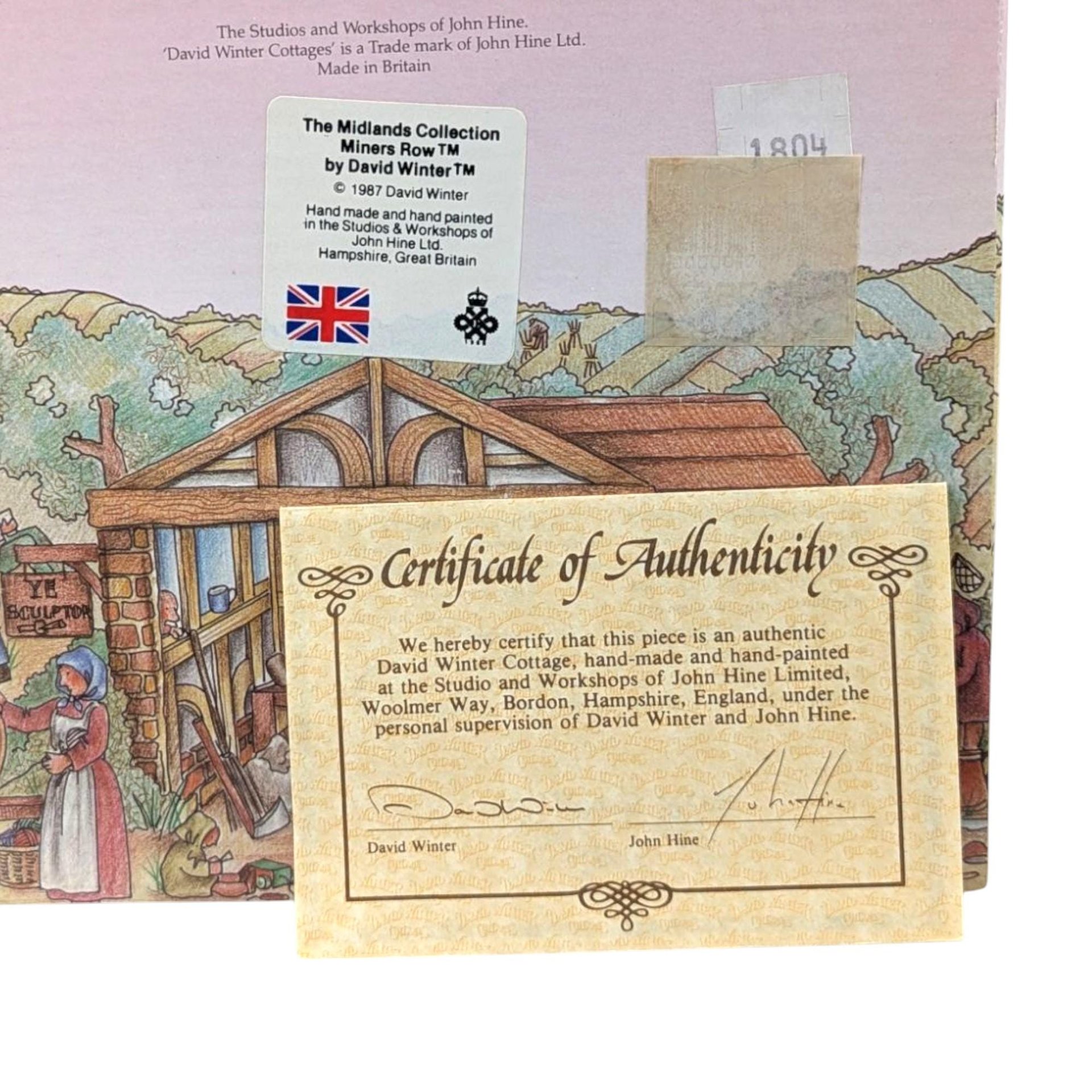 1987 David Winter "Miners Row" - The Midlands Collection