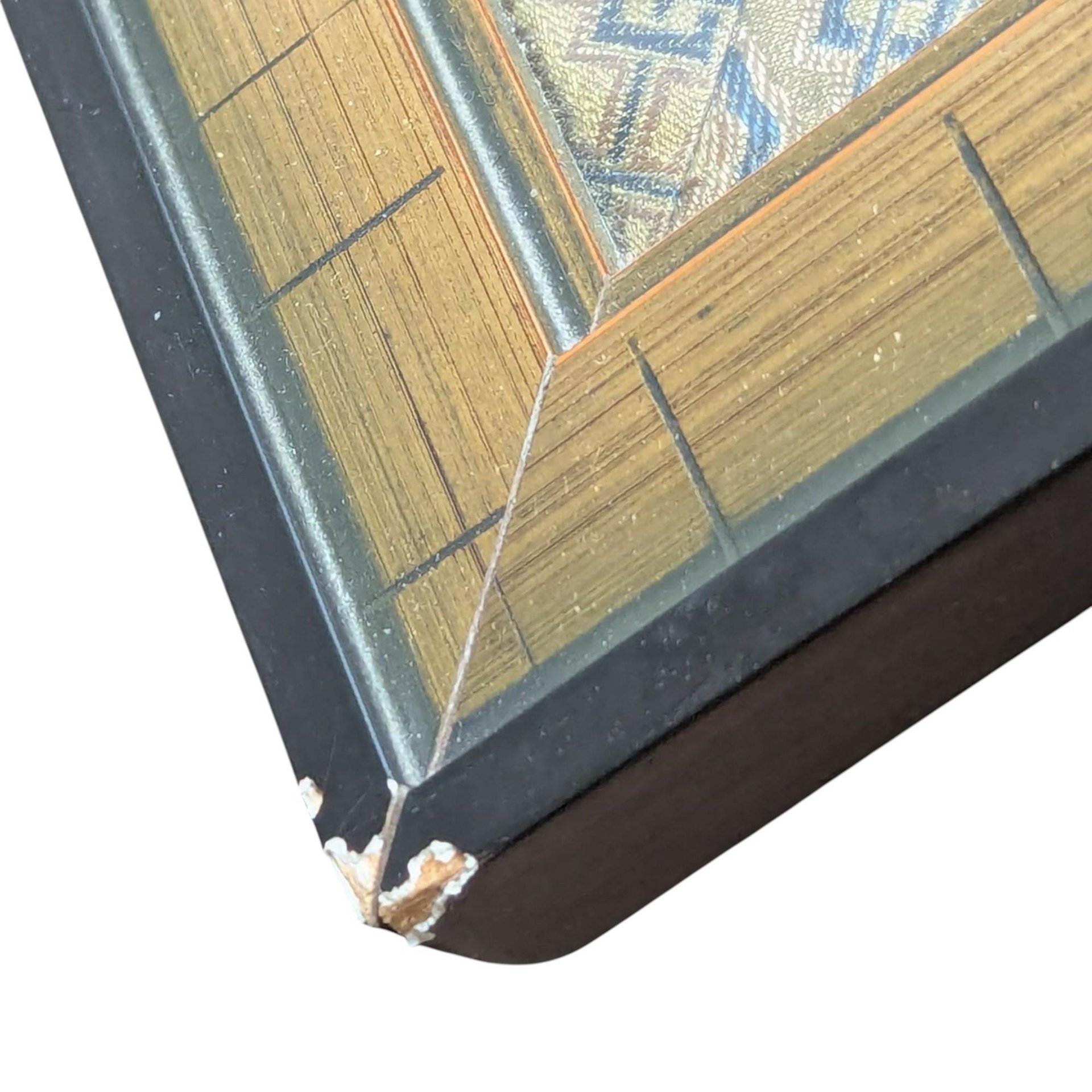 Vintage Asian Silk Framed Wall Art