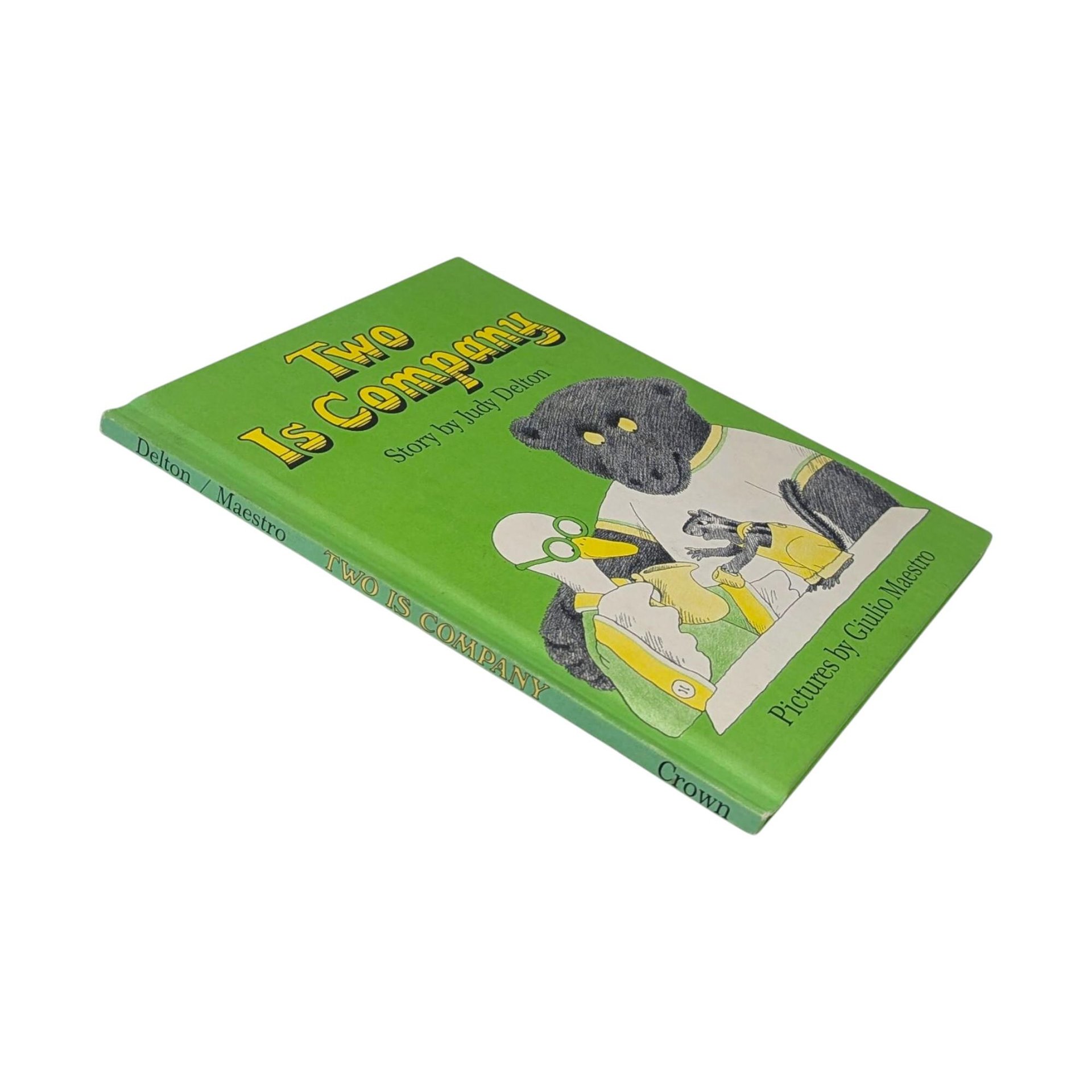 1976 "Two Is Company" by Judy Delton Hardcover Book