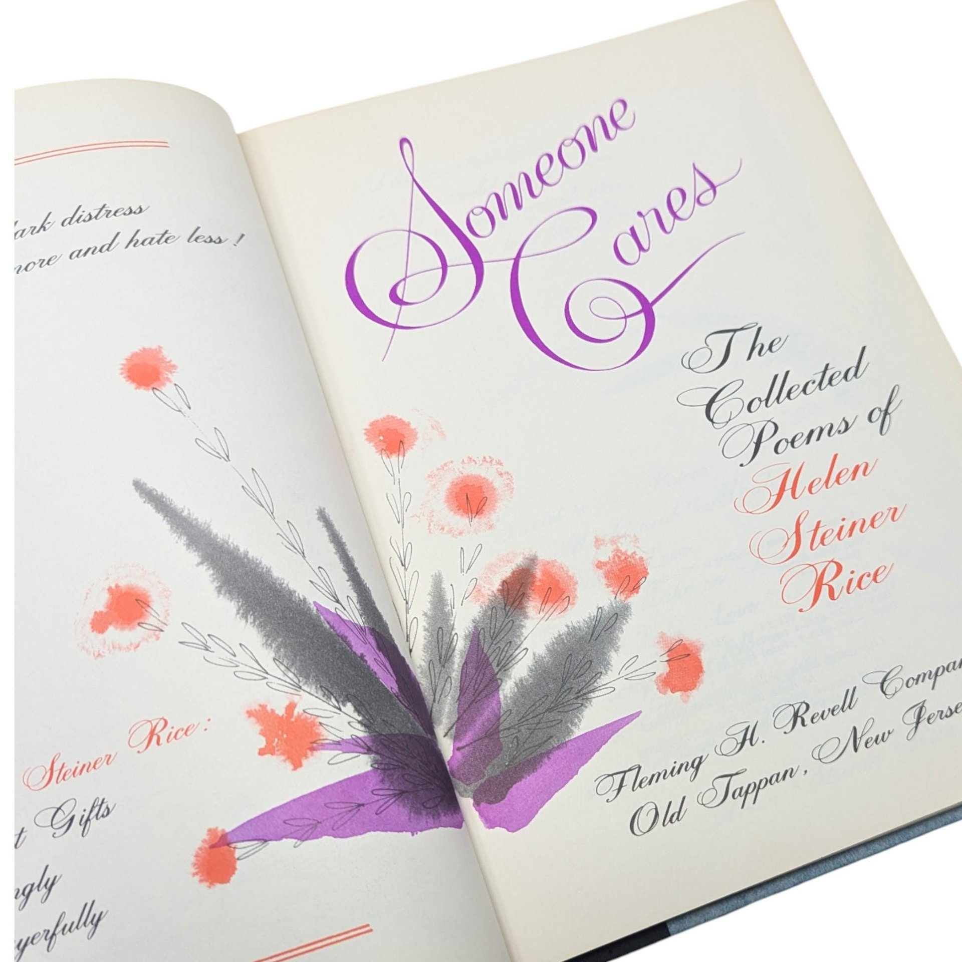 1972 "Someone Cares" by Helen Steiner Rice Hardcover Book