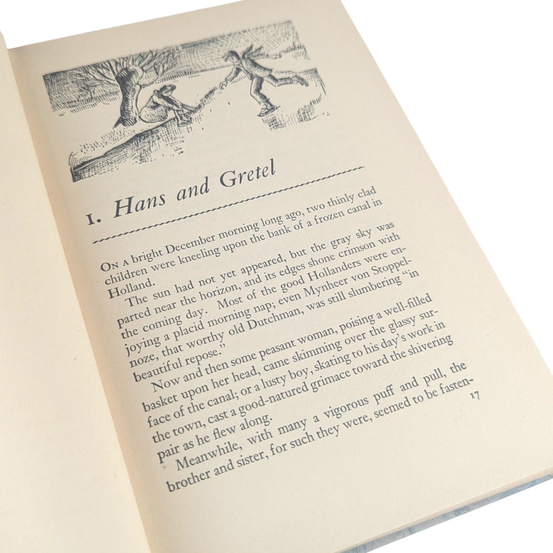 1946 "Hans Brinker or the Silver Skates" by Mary Mapes Dodge Hardcover Book