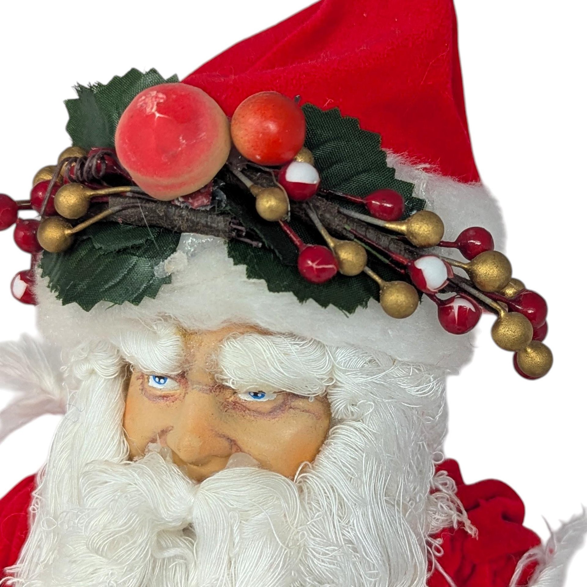 Vintage Santa Christmas Tree Topper