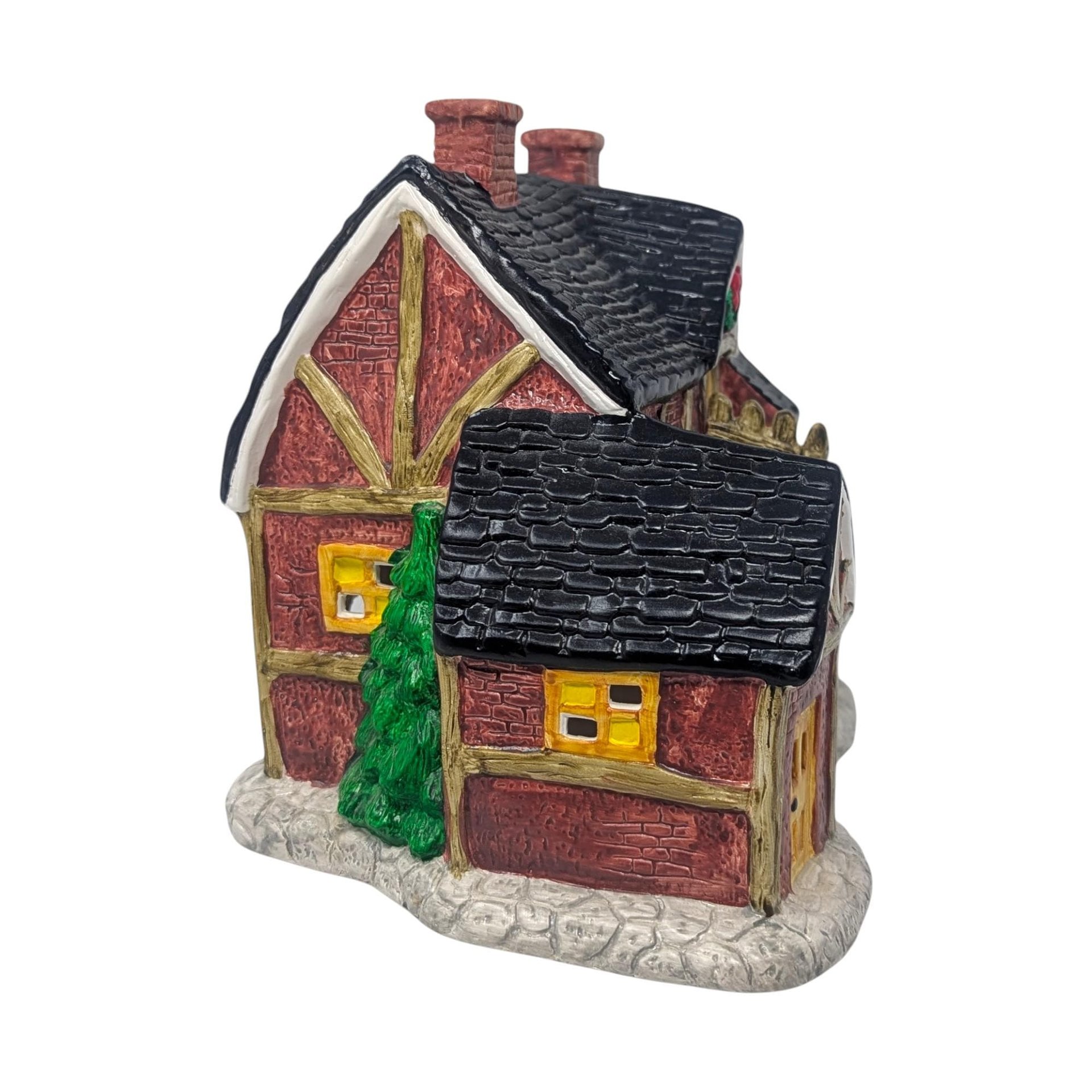 1992 Yuletide Ceramic Lighted Village House