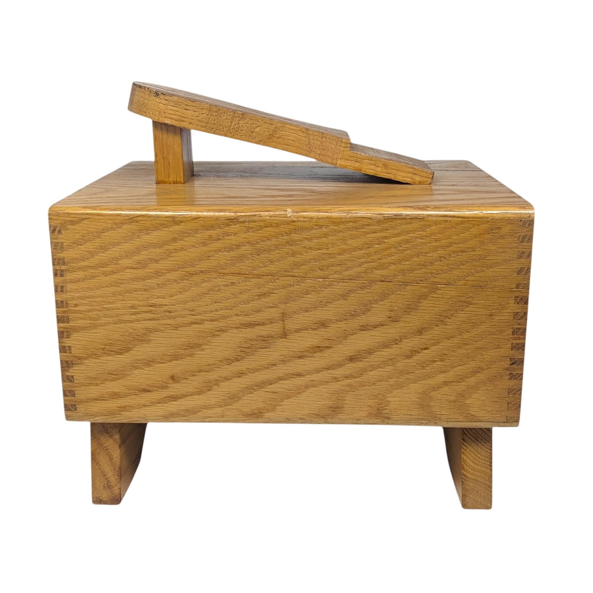 Vintage Esquire Wooden Shoe Care Chest