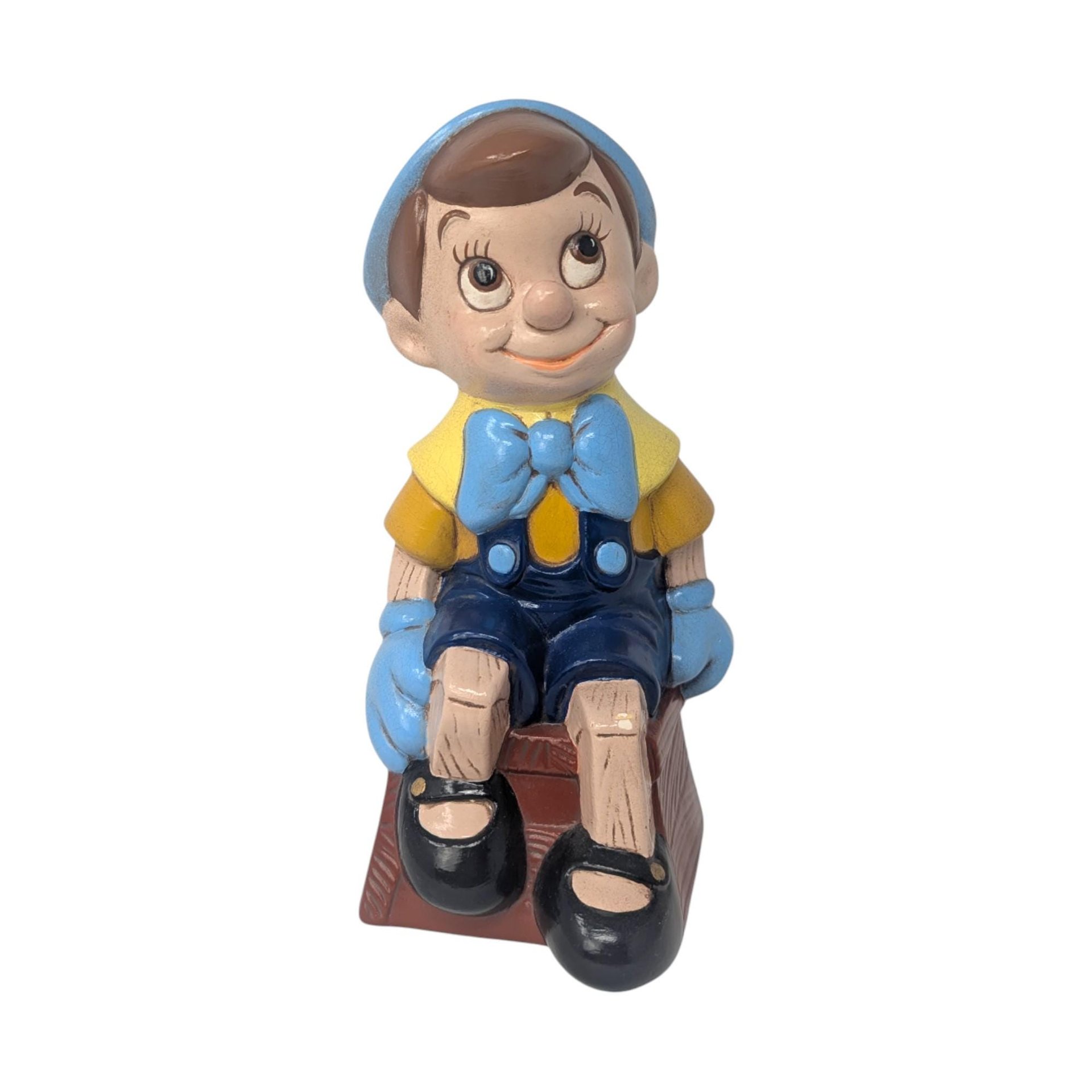 1970s Disney Pinocchio Ceramic Figurine