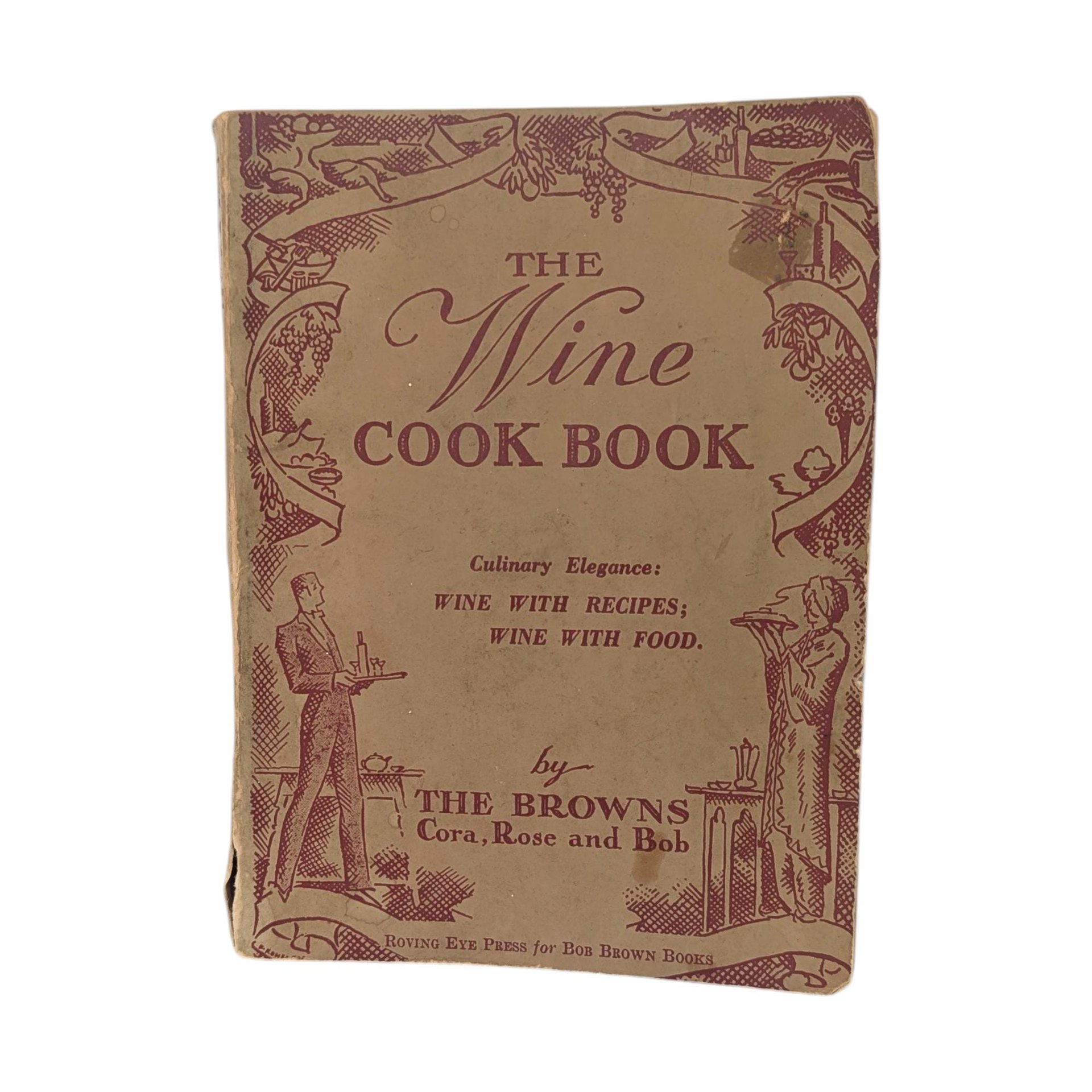 1960 The Wine Cook Book Softcover Edition