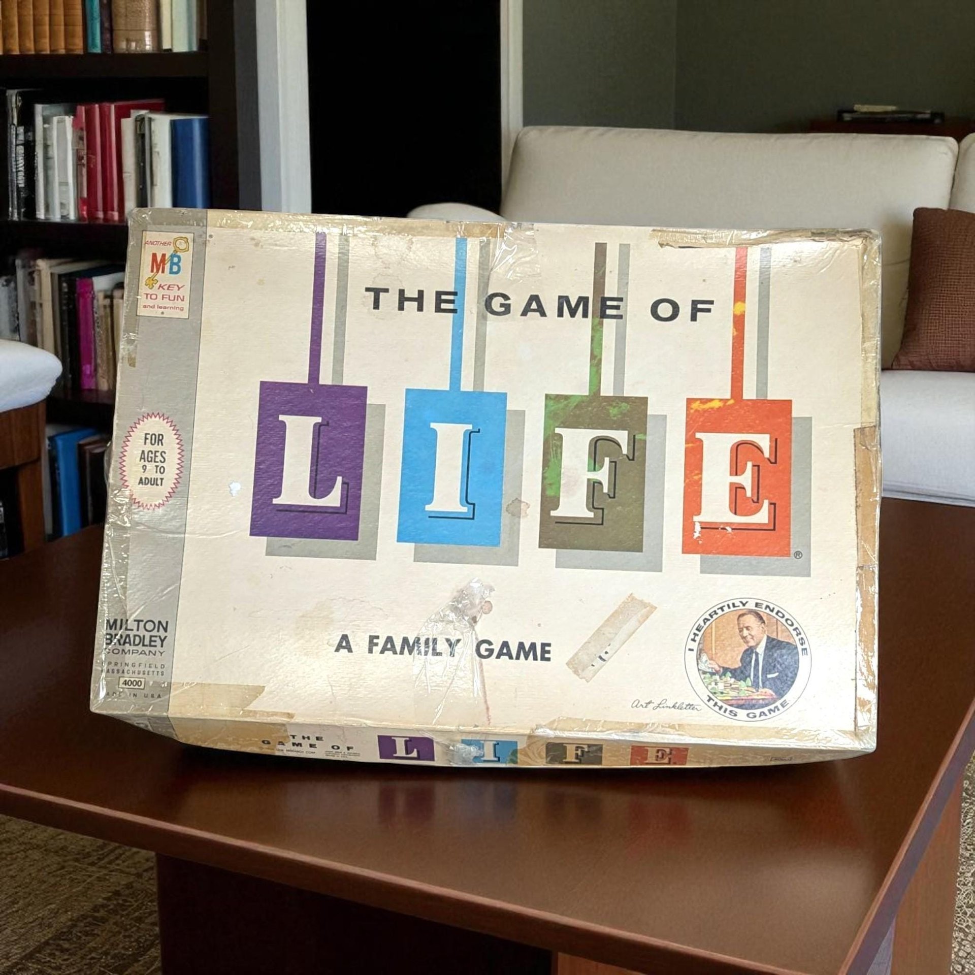 Vintage 1960 The Game of Life by Milton Bradley