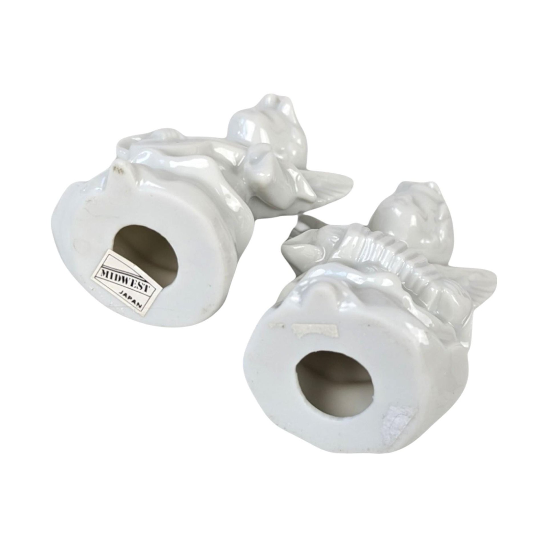 Vintage Seraphim Collection - White Porcelain Angels and Cherub Lot