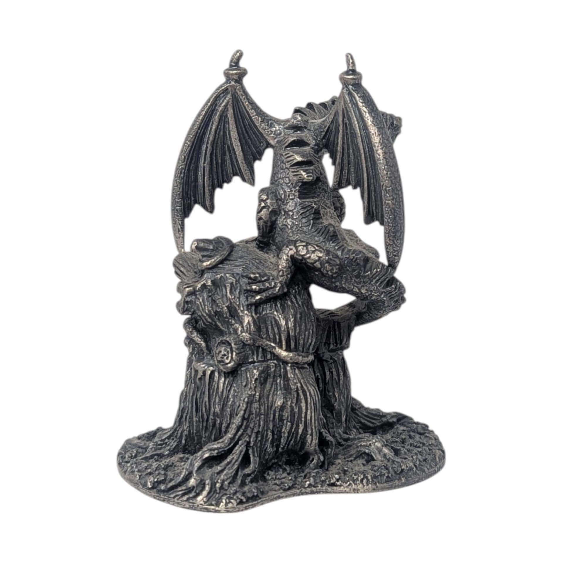 Vintage Tudor Mint Myth & Magic Dragon of the Forest Pewter Figurine