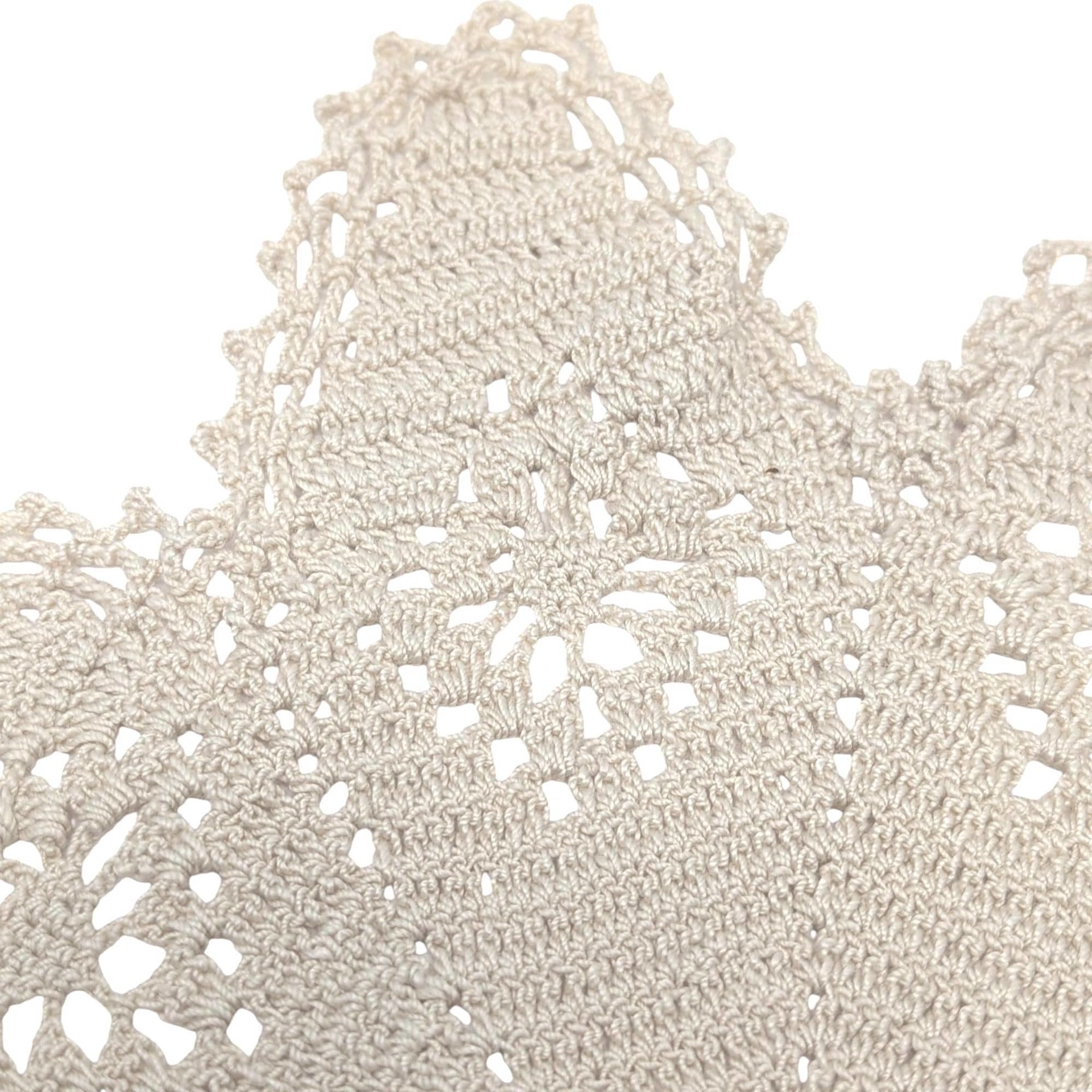 Vintage Star Crochet Doily Set