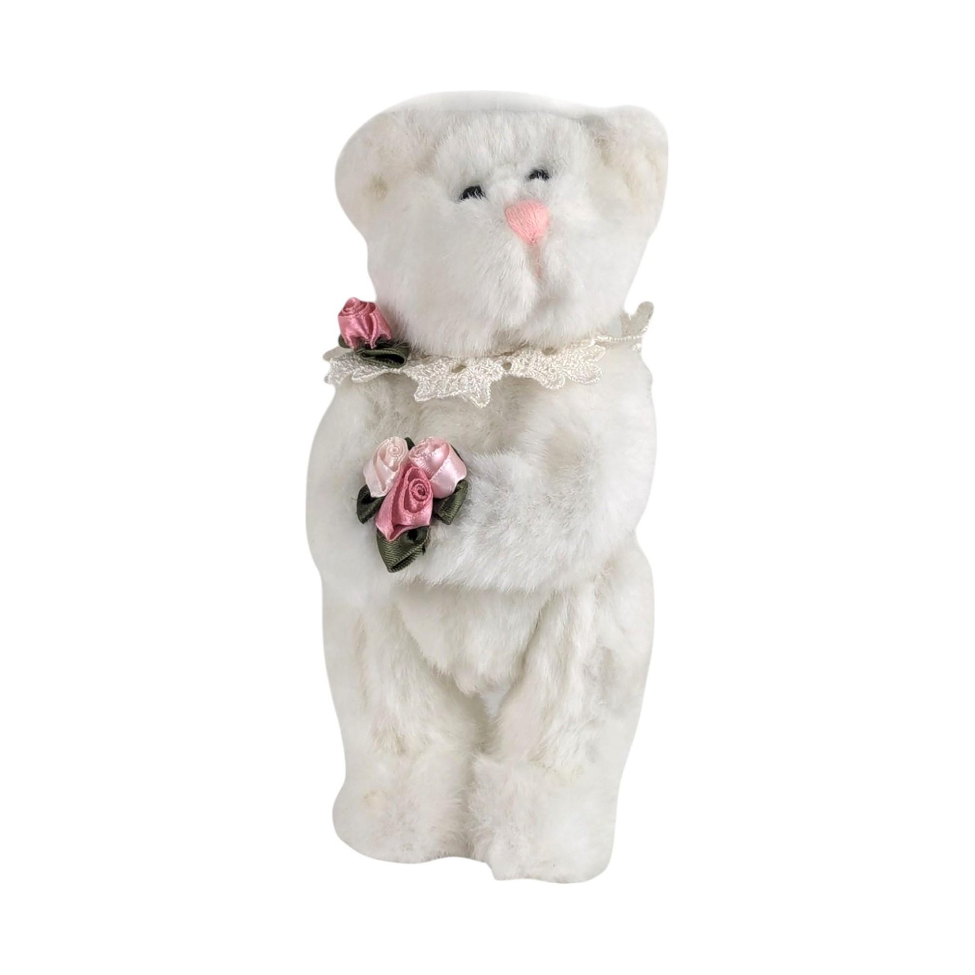 Vintage Arctic White Teddy Bear Duo - Joan Chesney & Berkeley Designs