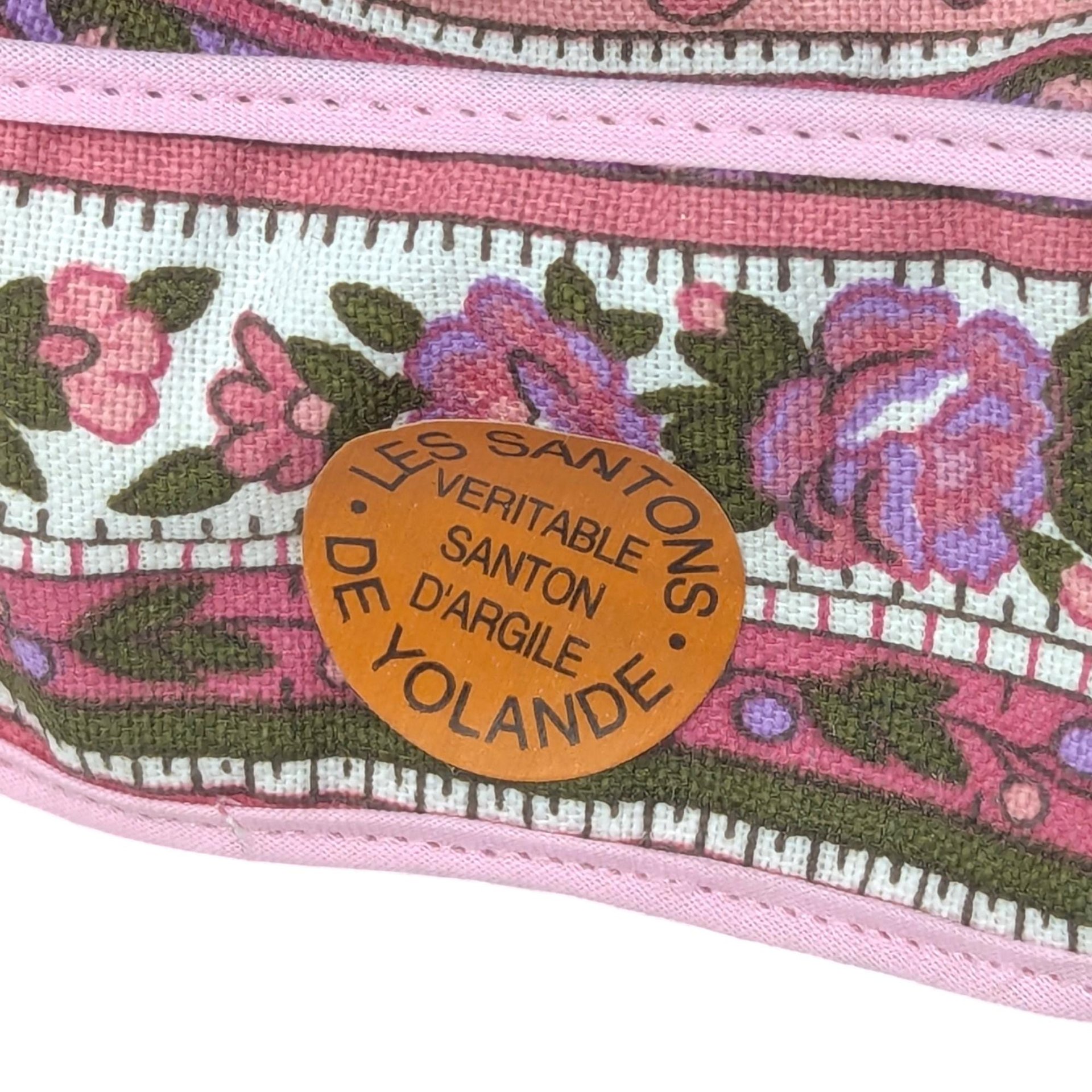 Vintage Santons Yolande France Clay Figure Pair