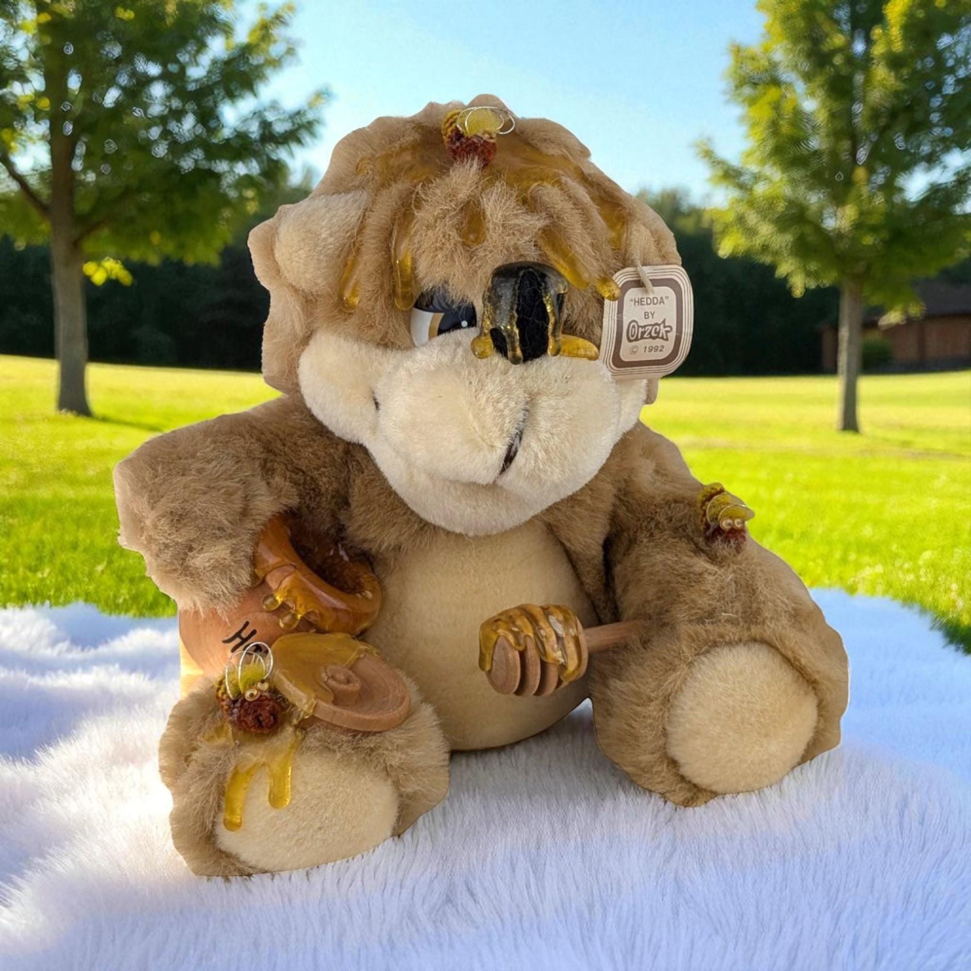 1992 Orzek Hedda Plush Honey Bear