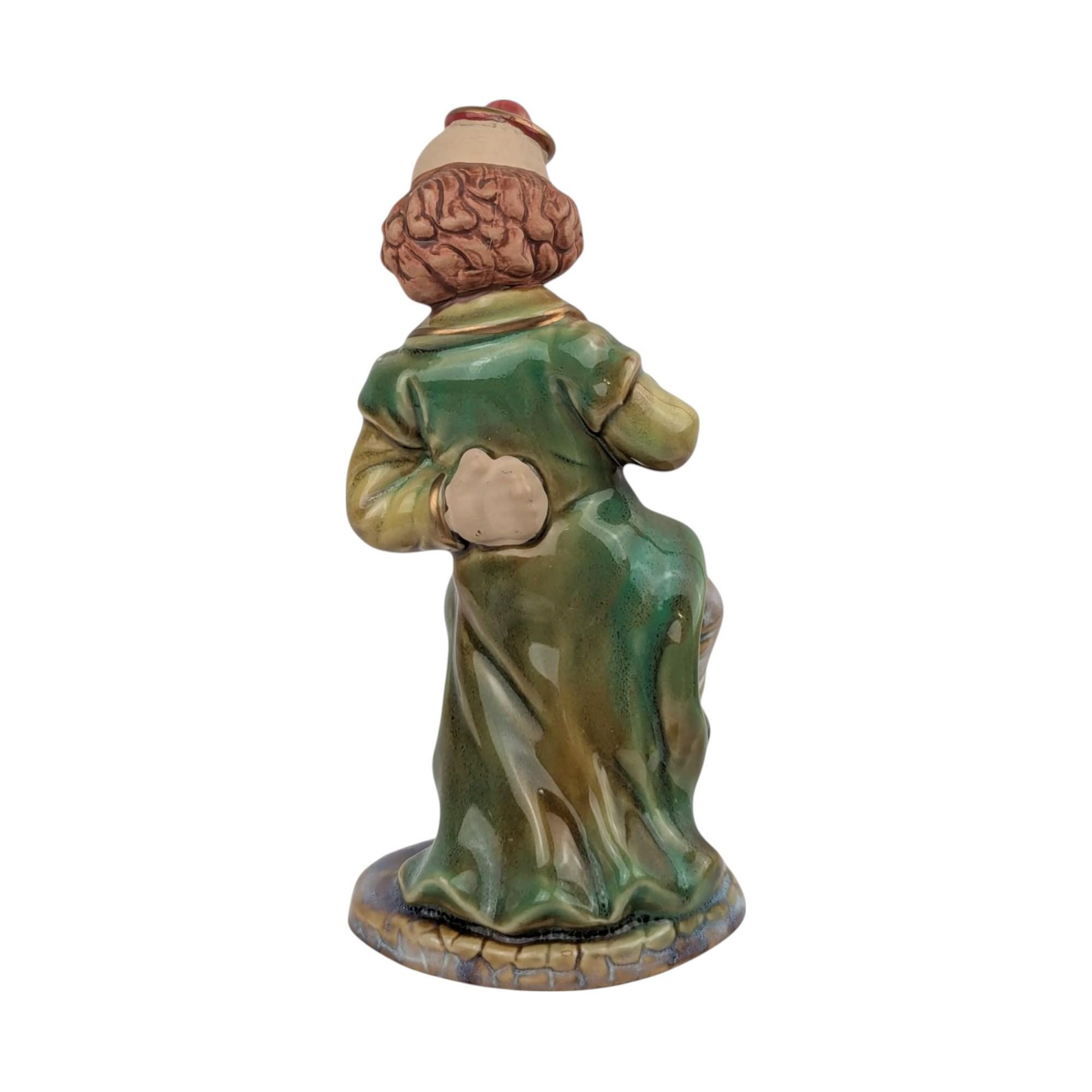 Vintage Porcelain Tramp Clown Figurine