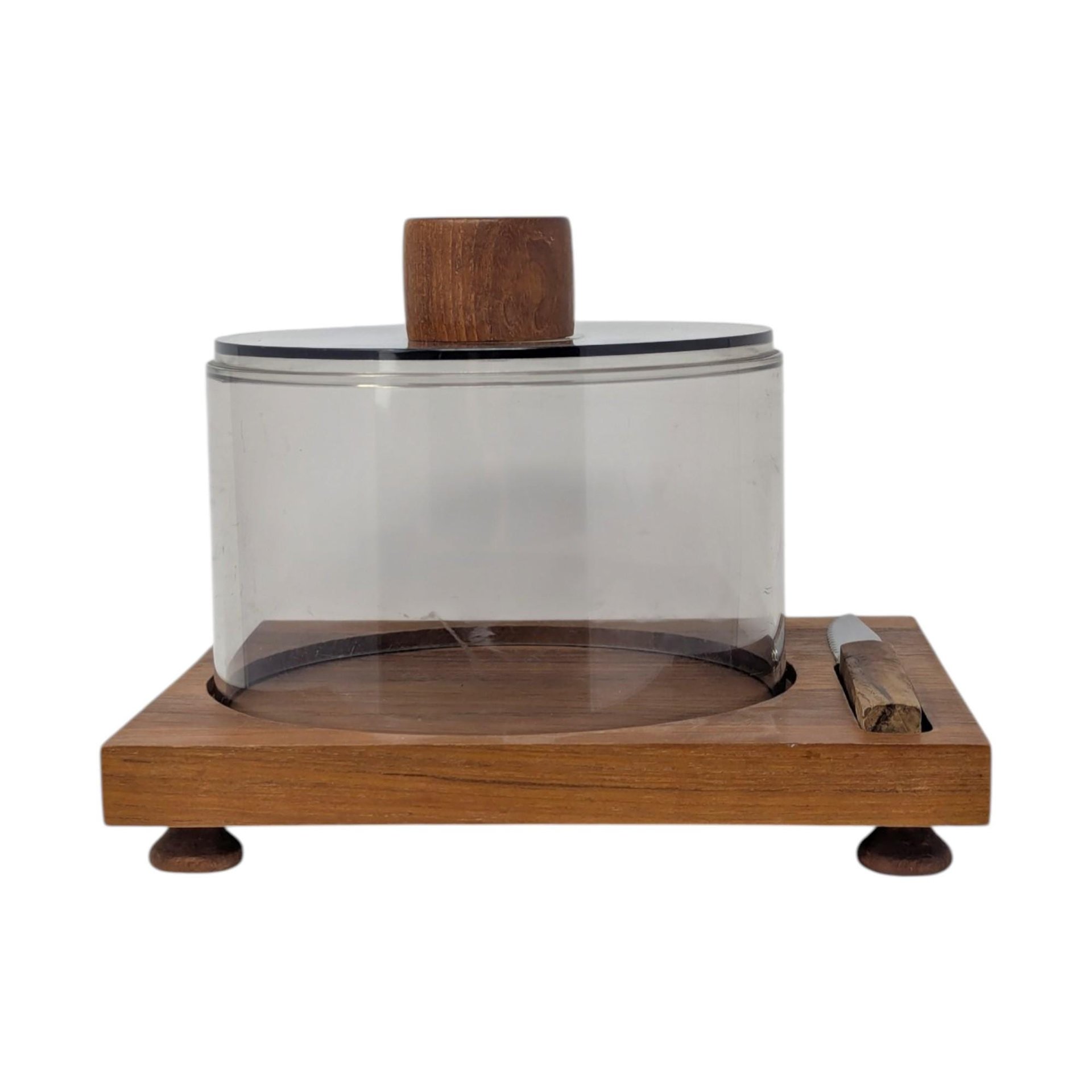 Vintage Atapco Teak Cheese Board