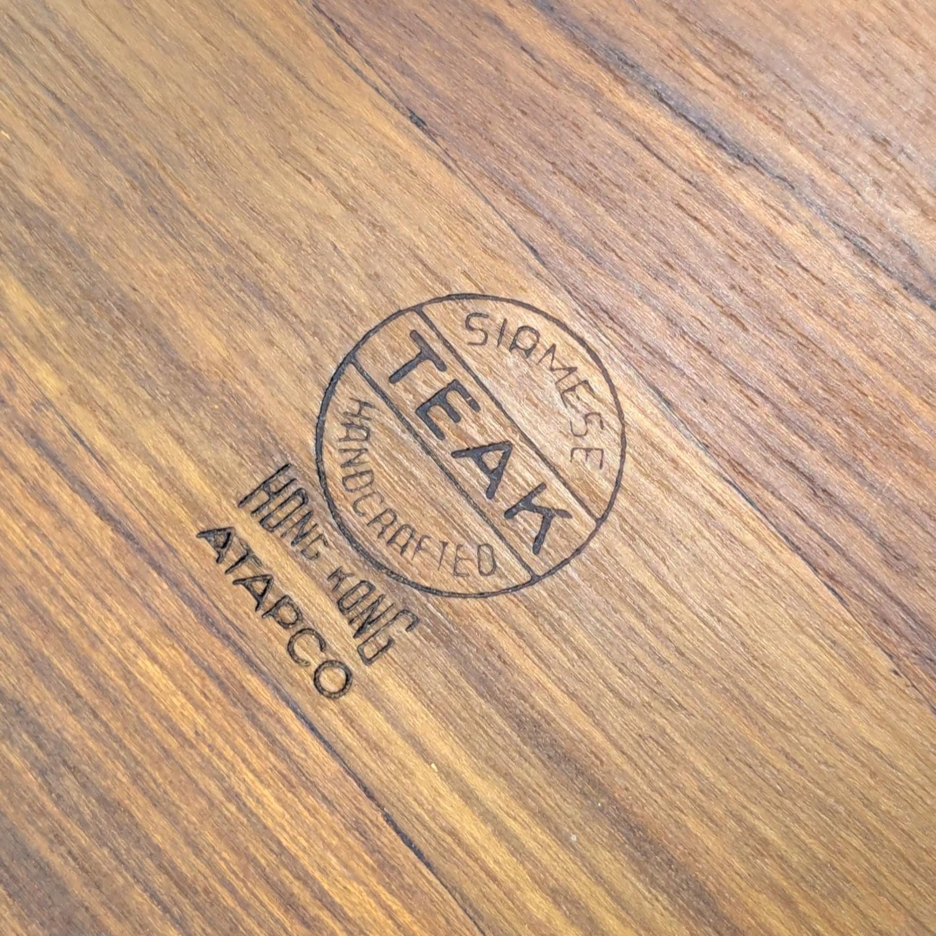 Vintage Atapco Teak Cheese Board
