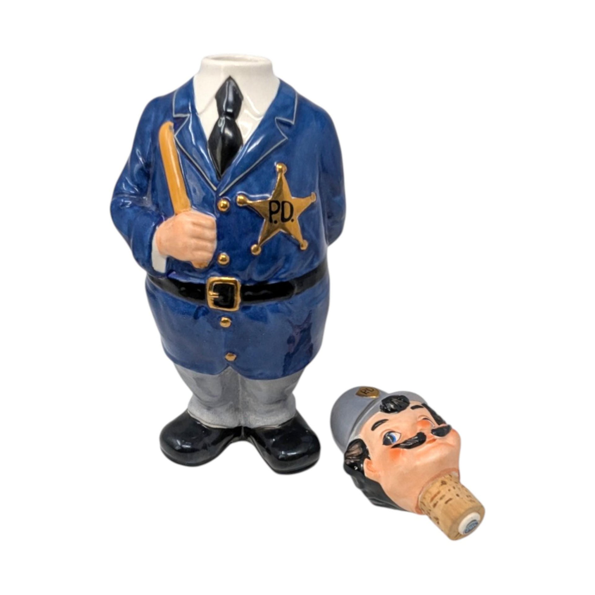 Vintage Shields Policeman Decanter