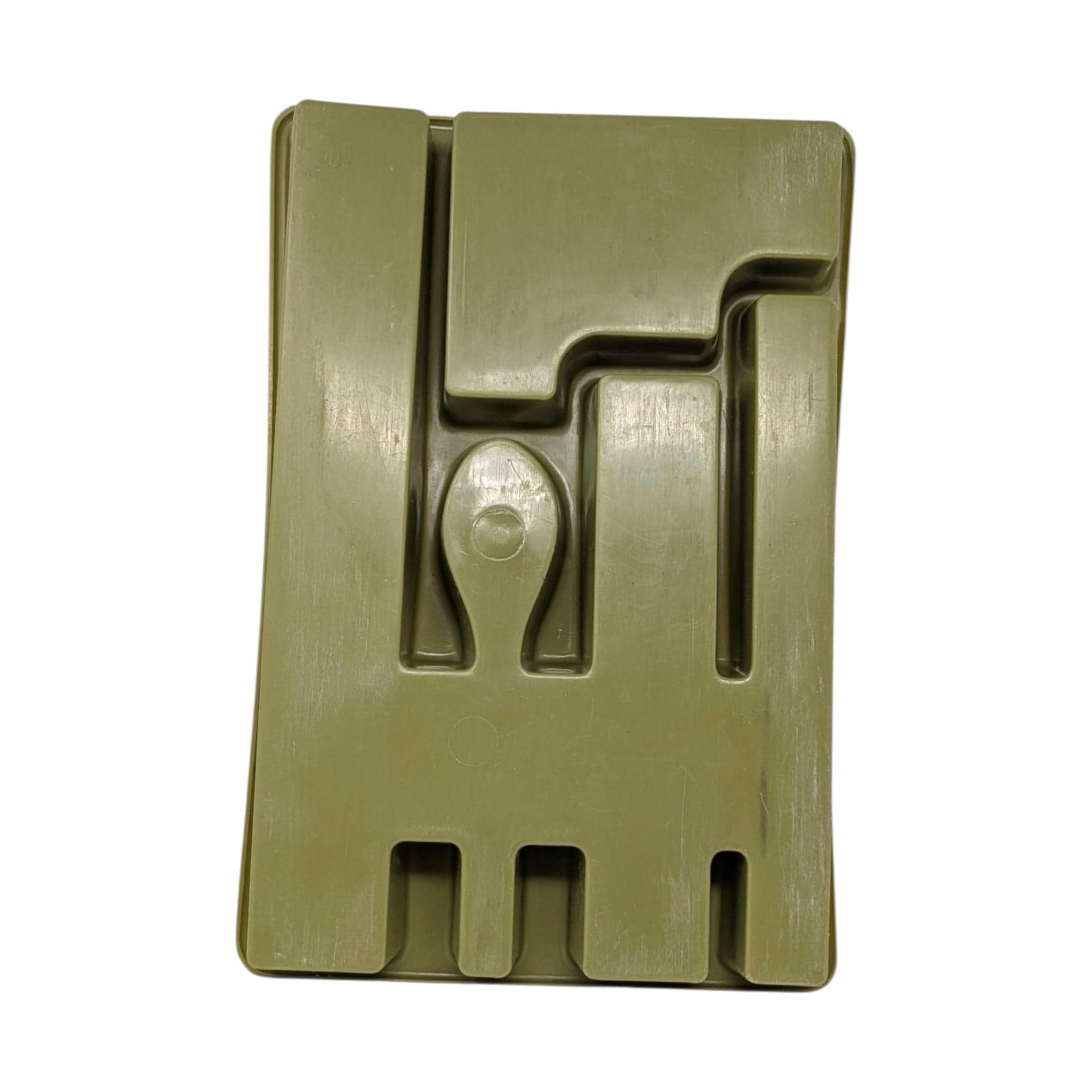 Vintage Avocado Green Cutlery Holder