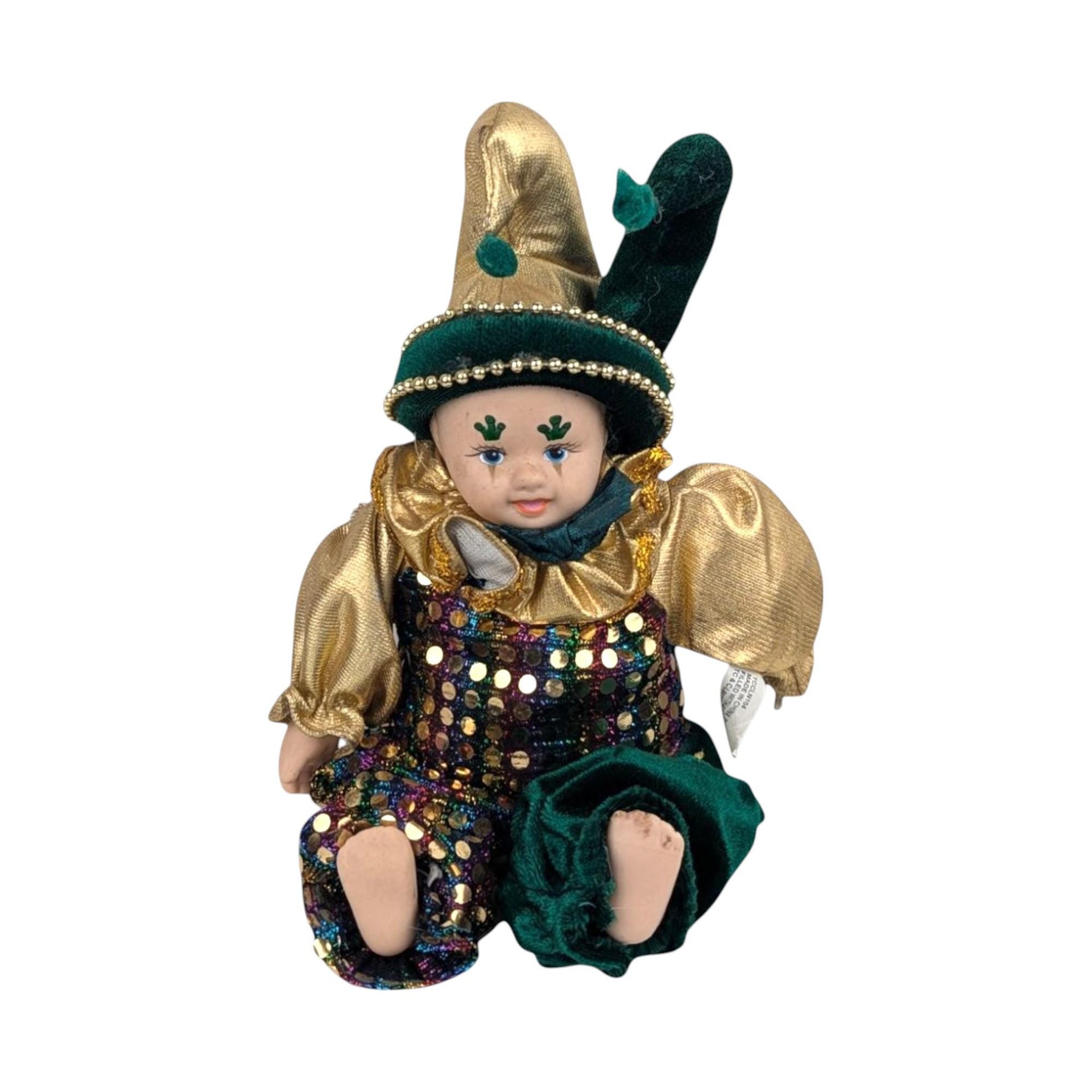 Vintage Porcelain Irish Jester Doll